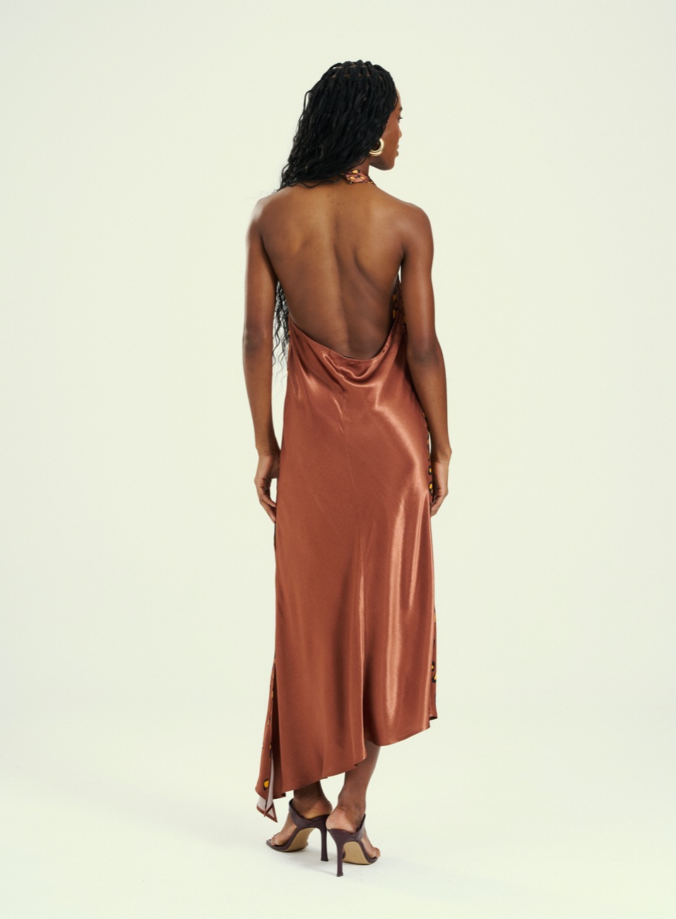 VESTIDO ESTAMPADO GG GOLDEN JUNGLE