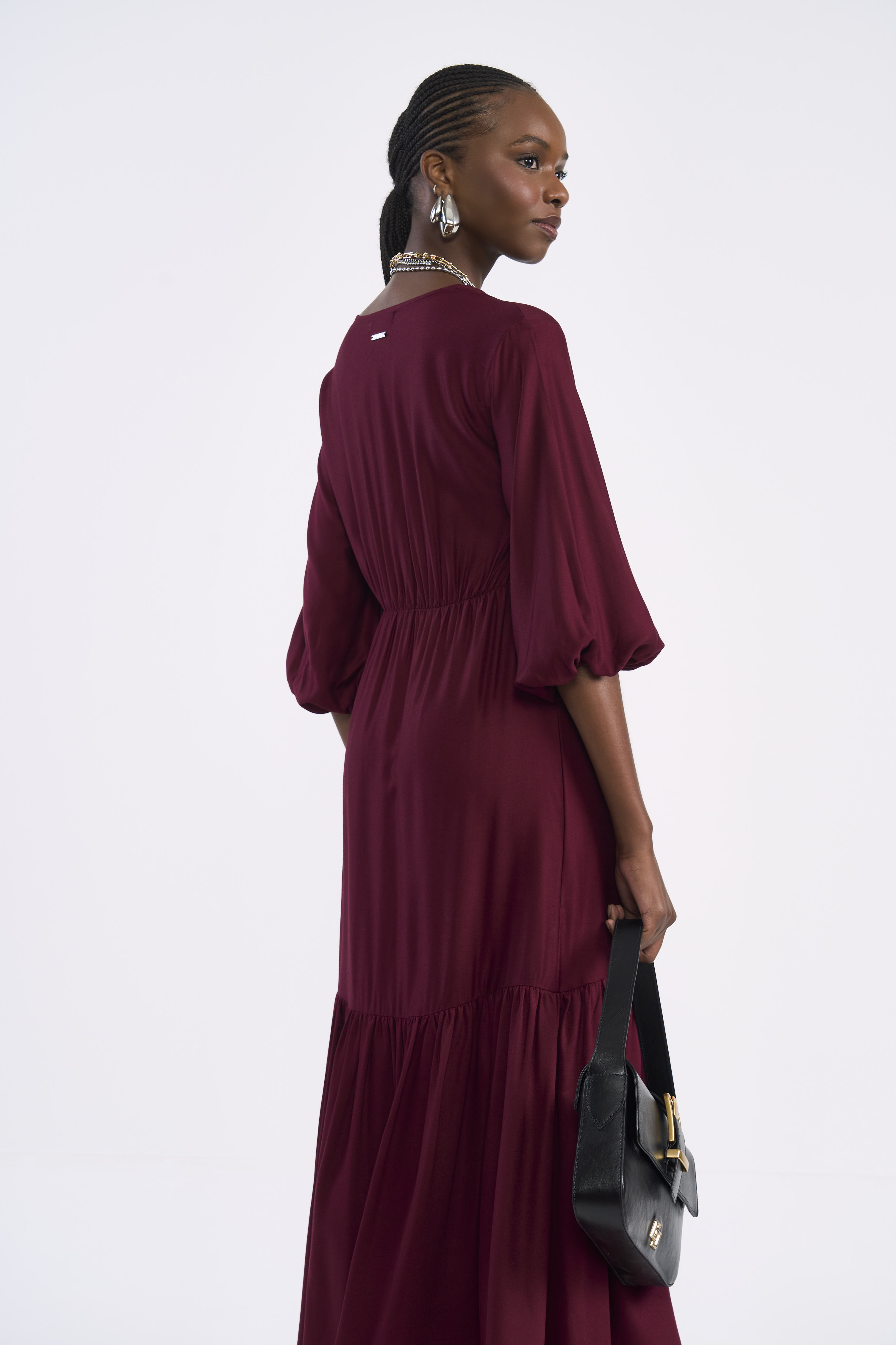 VESTIDO COLCCI P BORDO BLOODSTONE