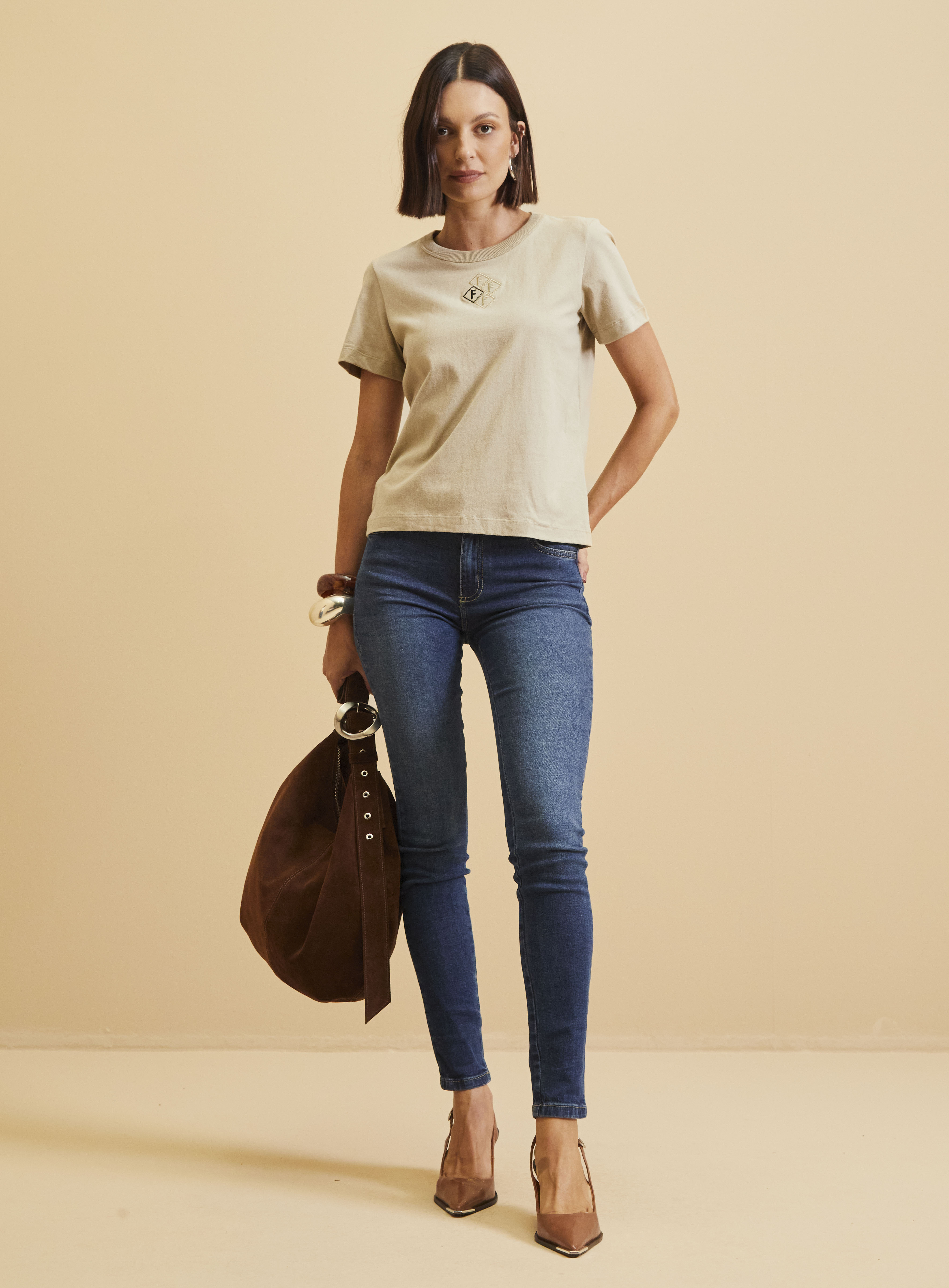 CALÇA JEANS MARISA SKINNY 38 INDIGO