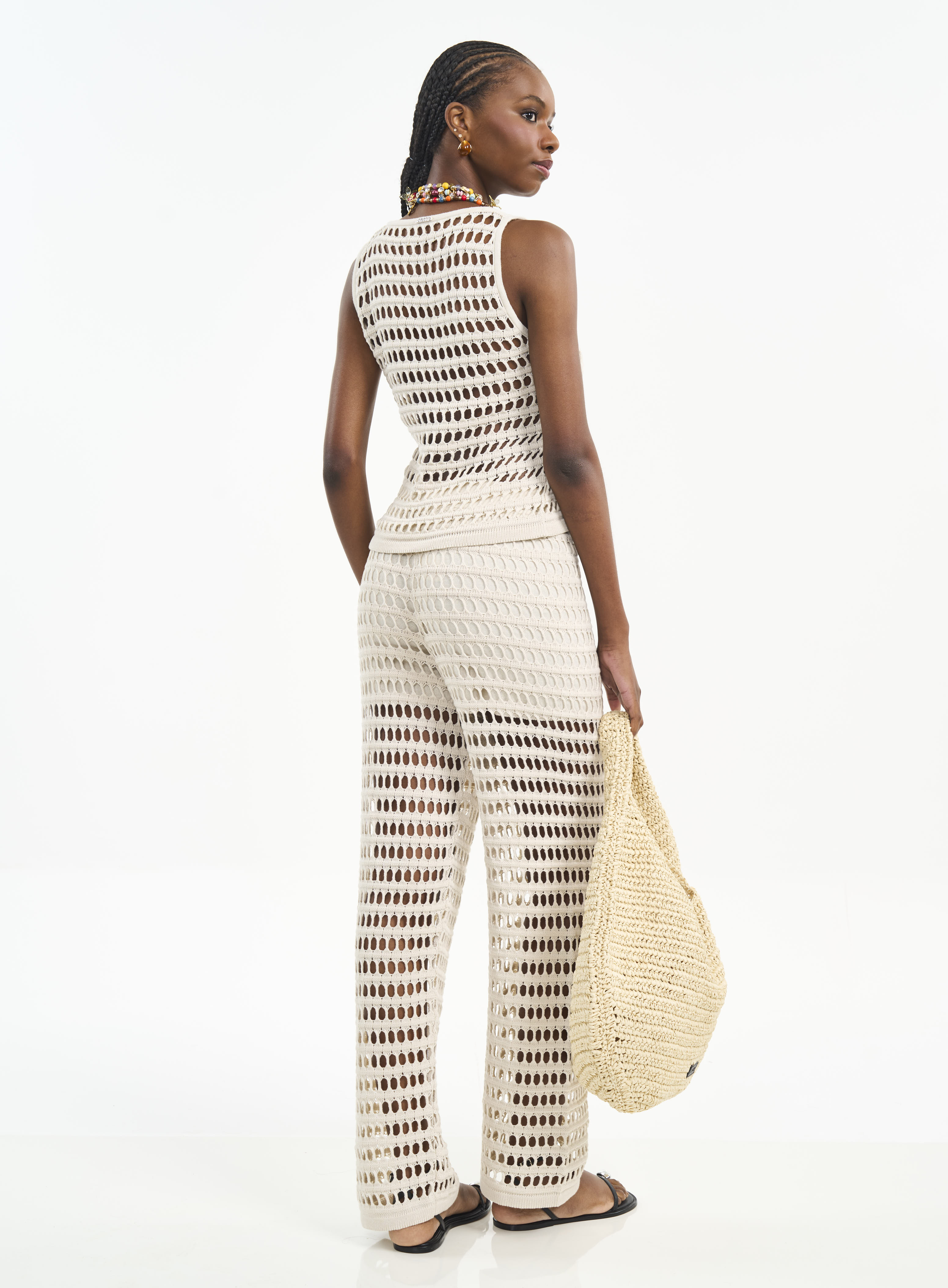 BLUSA TRICÔ PP BEGE TAUPE