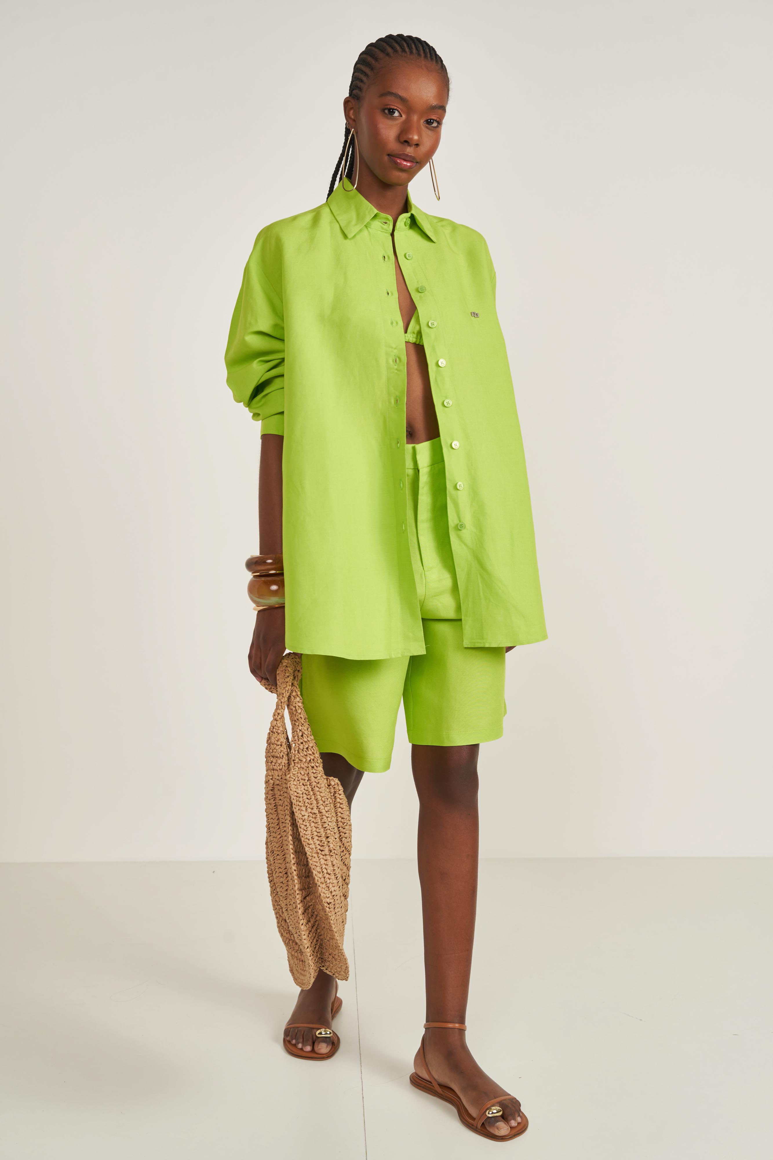 CAMISA LINHO G VERDE TIRIVA