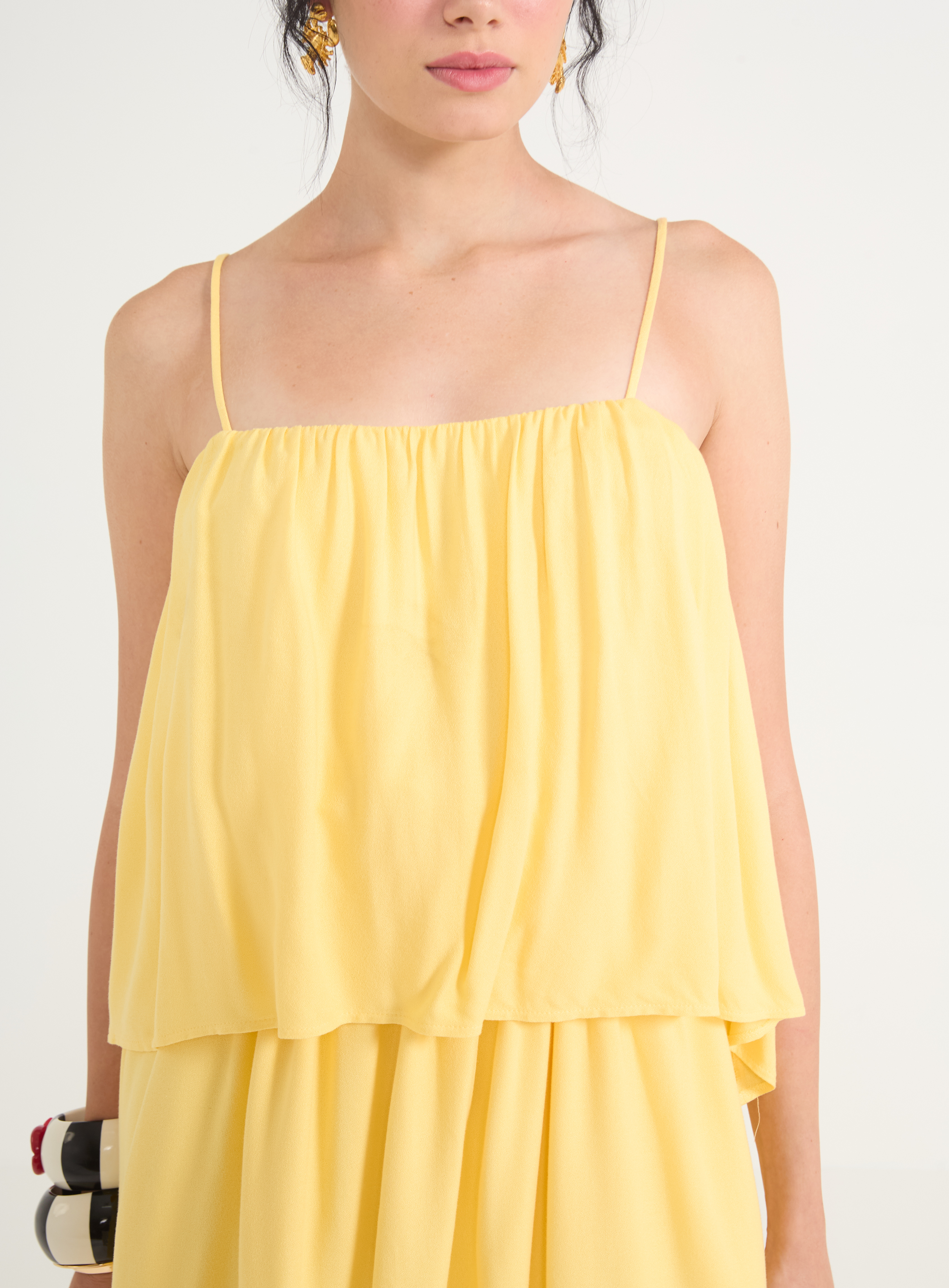 VESTIDO COLCCI P AMARELO CORNISH