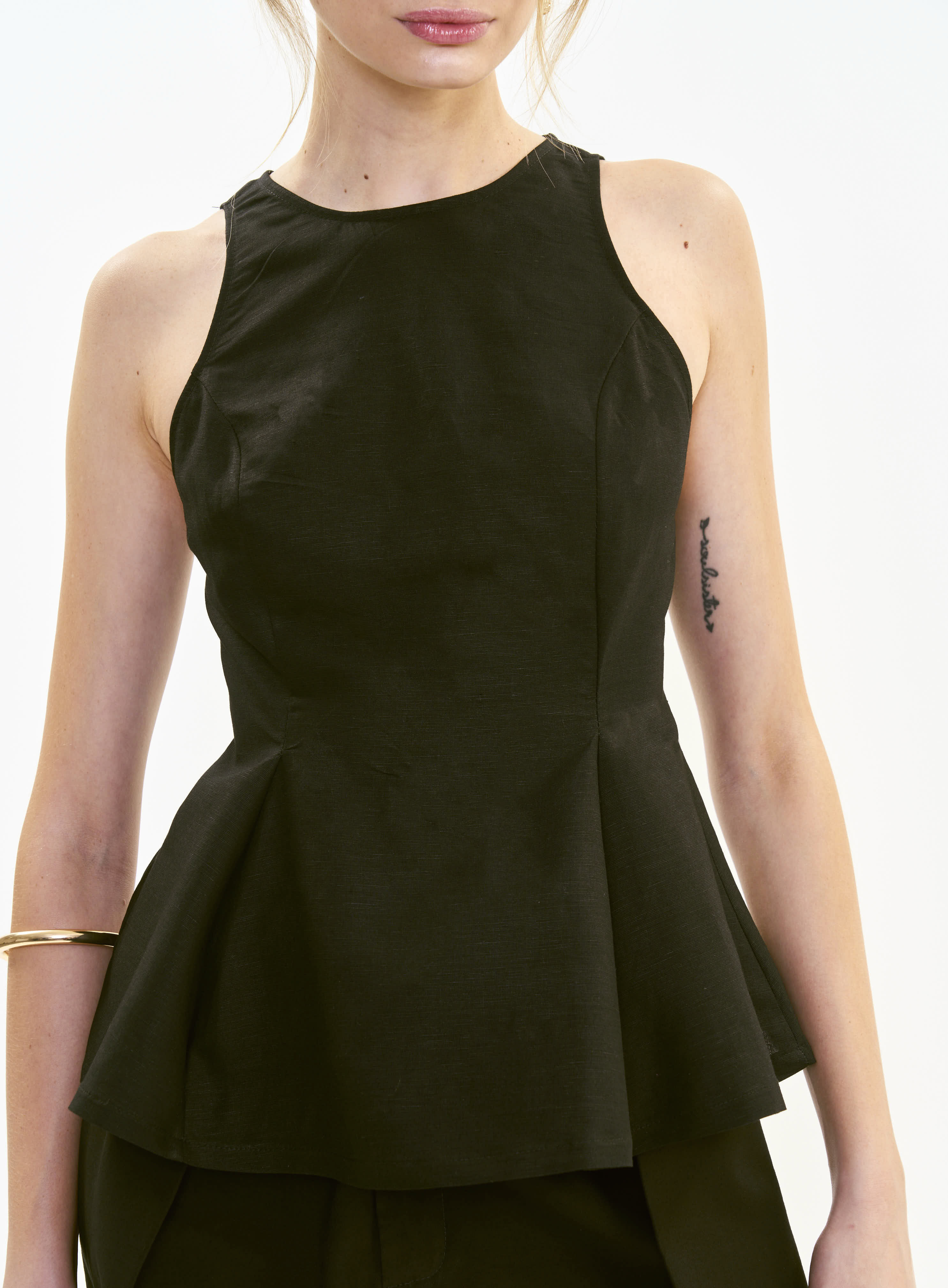 BLUSA LINHO PP PRETO