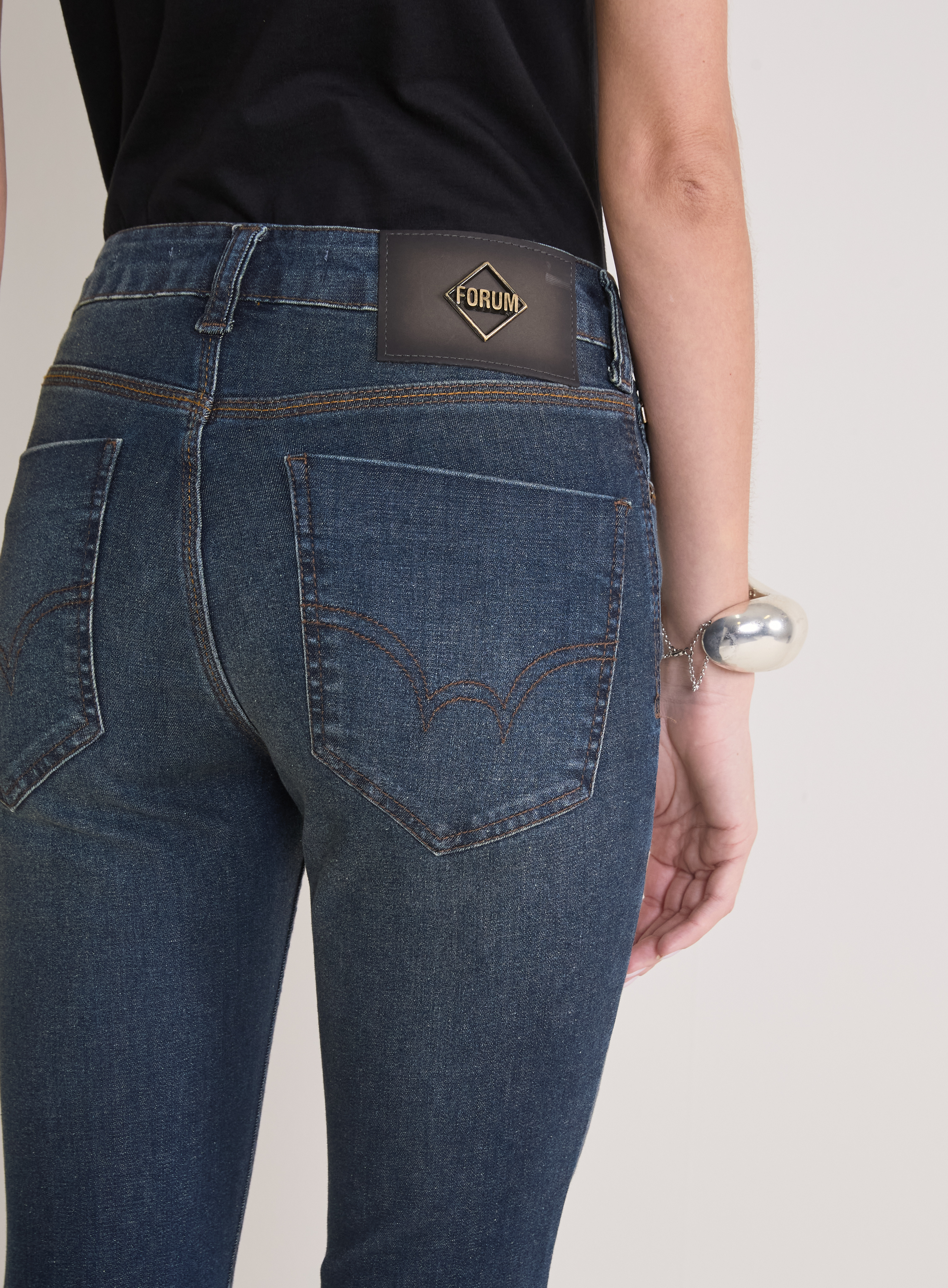 CALÇA JEANS MARISA 2 CIGARRETE 38 INDIGO
