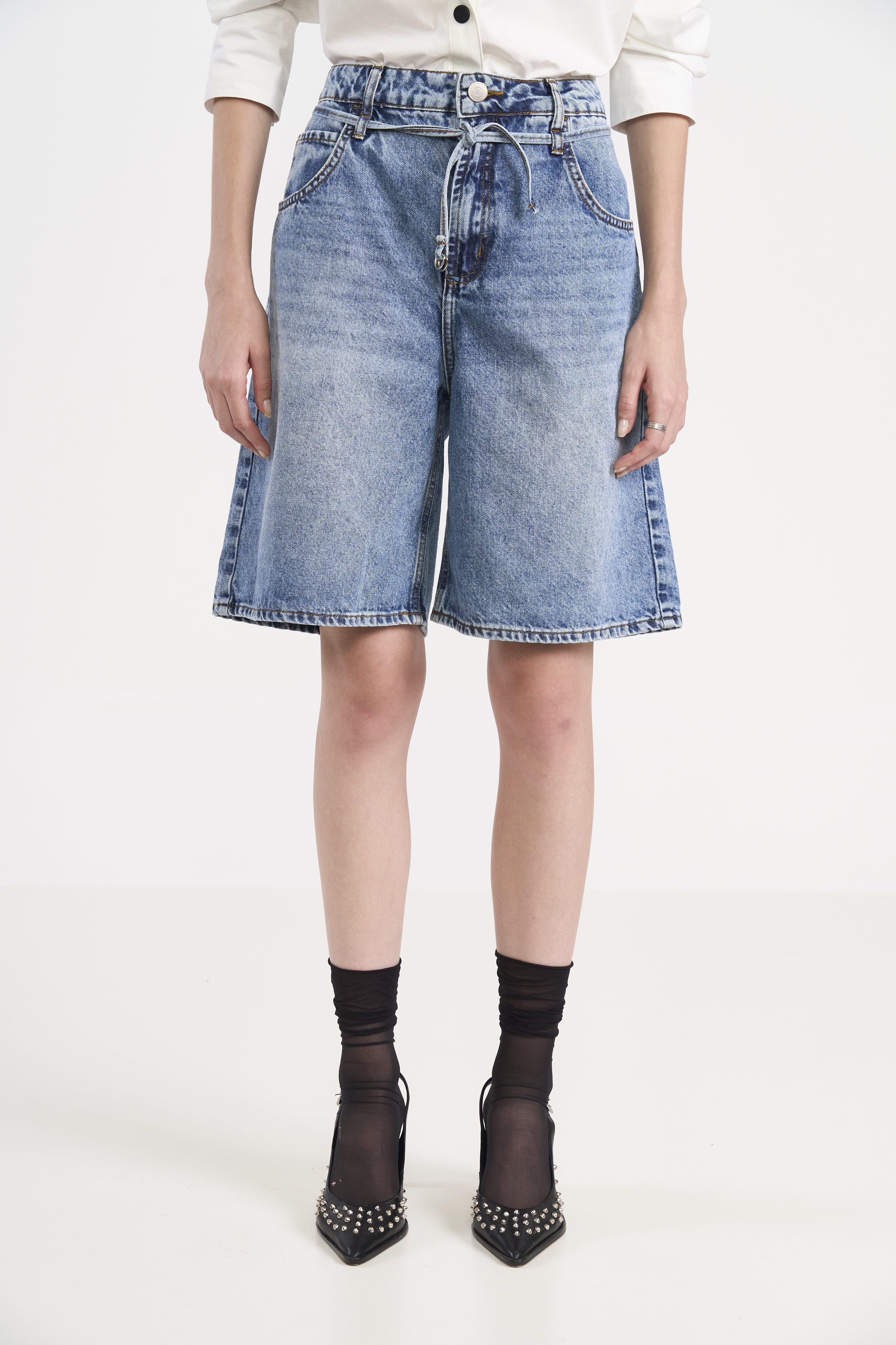 BERMUDA JEANS GIGI 36 INDIGO
