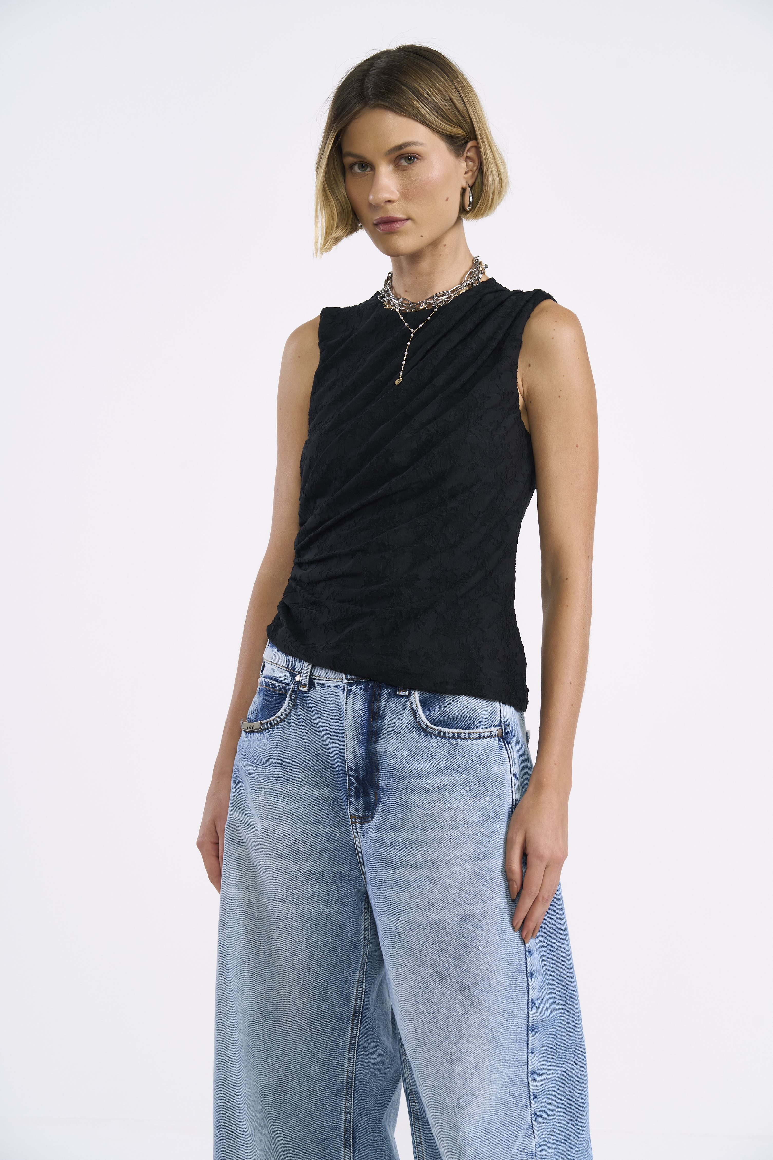 BLUSA COLCCI PP PRETO