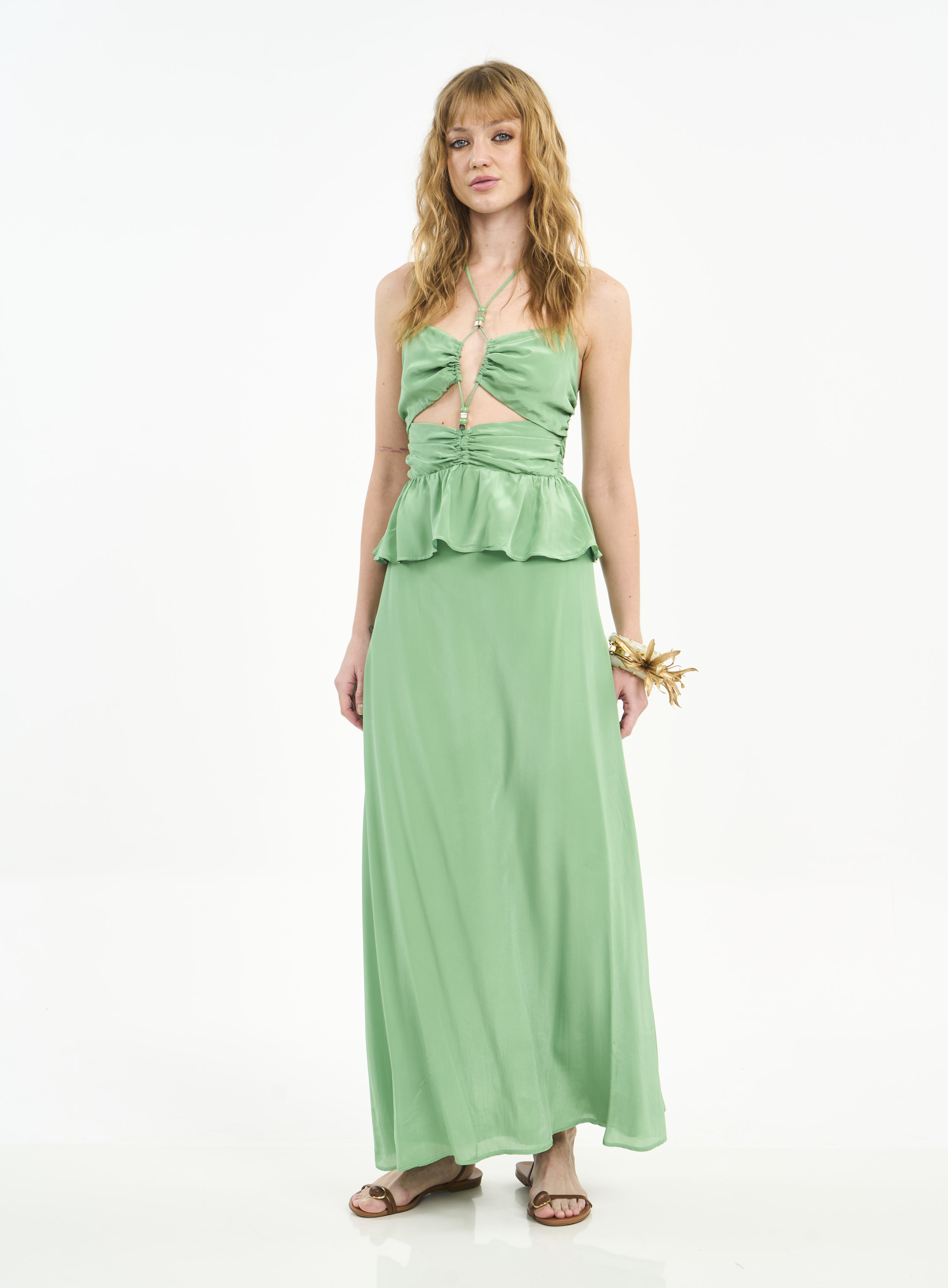 VESTIDO COLCCI PP VERDE VEGGIR