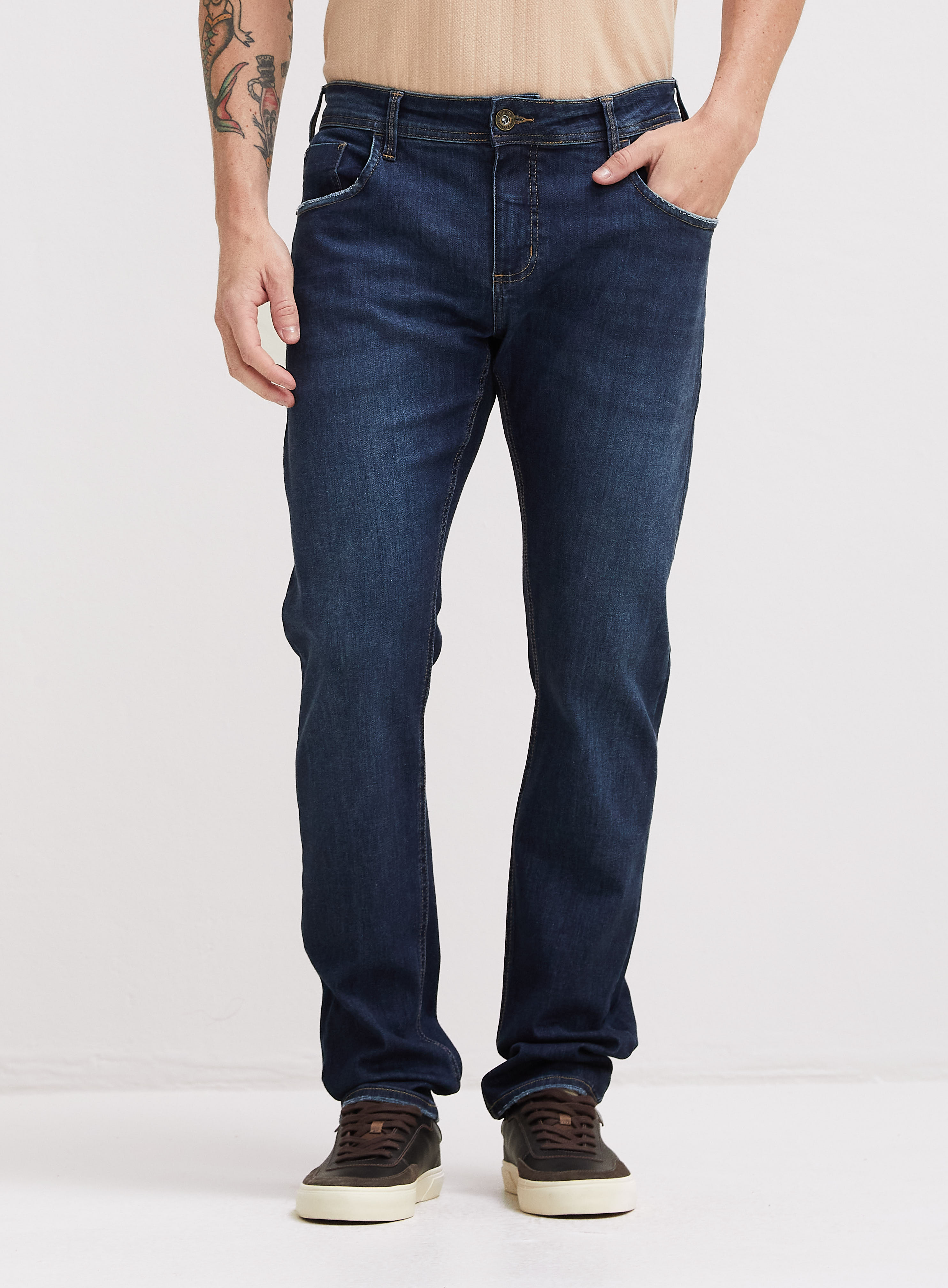 CALÇA JEANS IGOR SKINNY 42 INDIGO