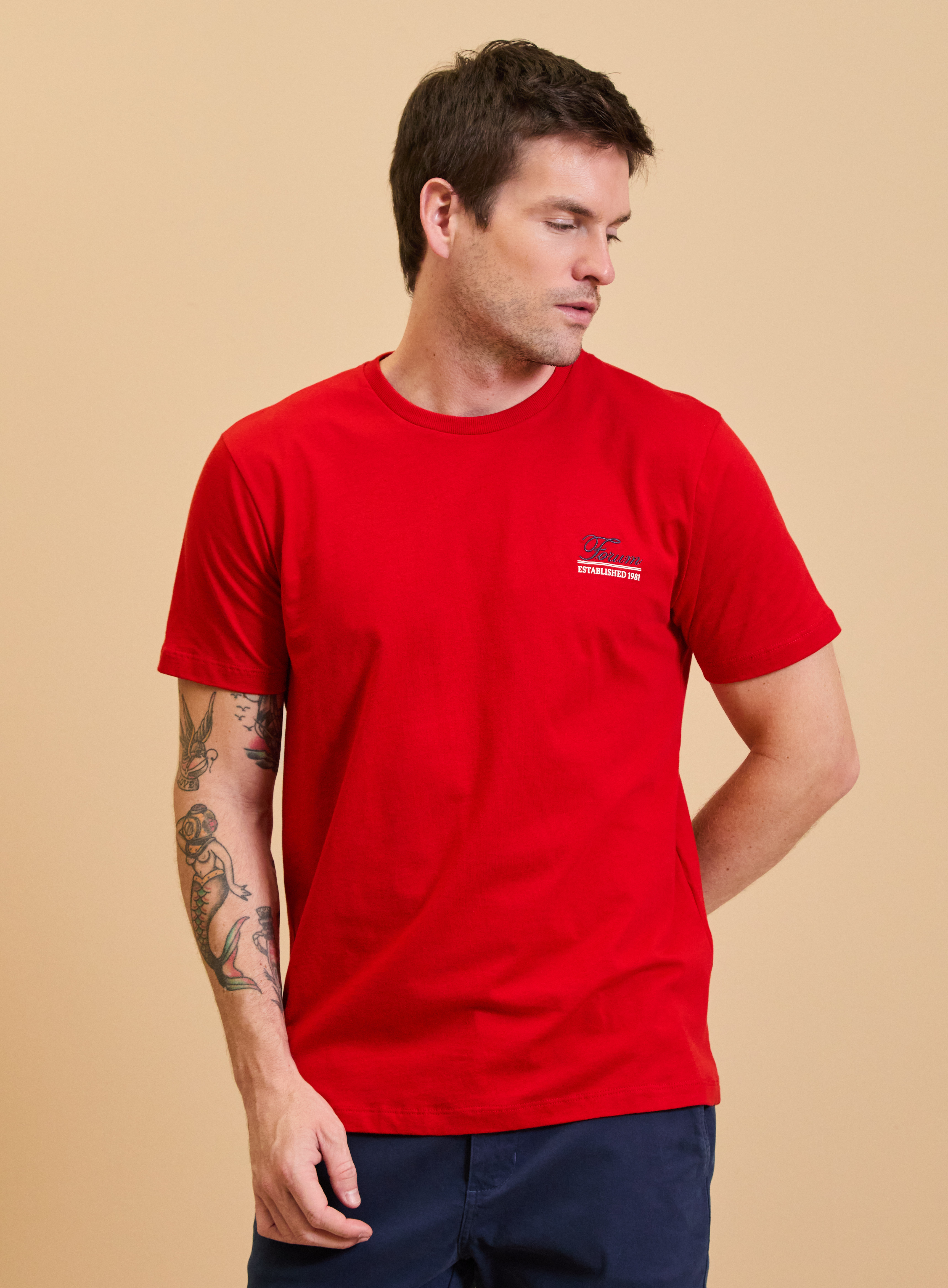 CAMISETA FORUM M VERMELHO SPARKLY