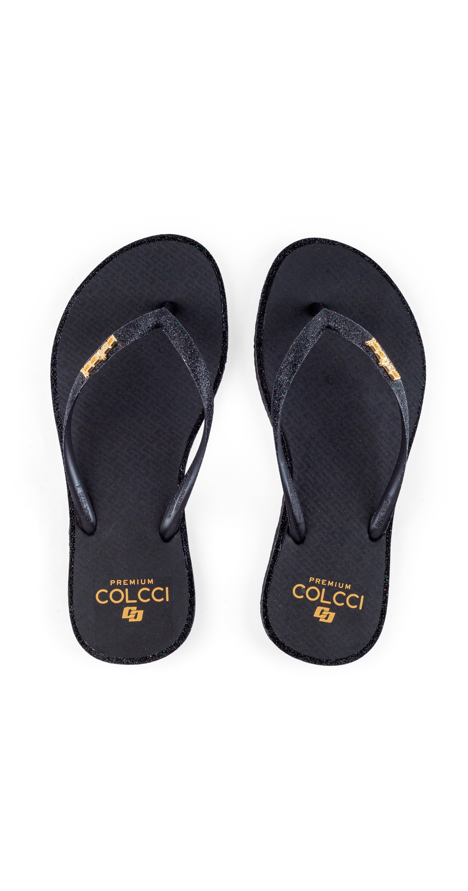 CHINELO COLCCI GLITTER SLIM - PILOTO 35-36 HOLOGRA