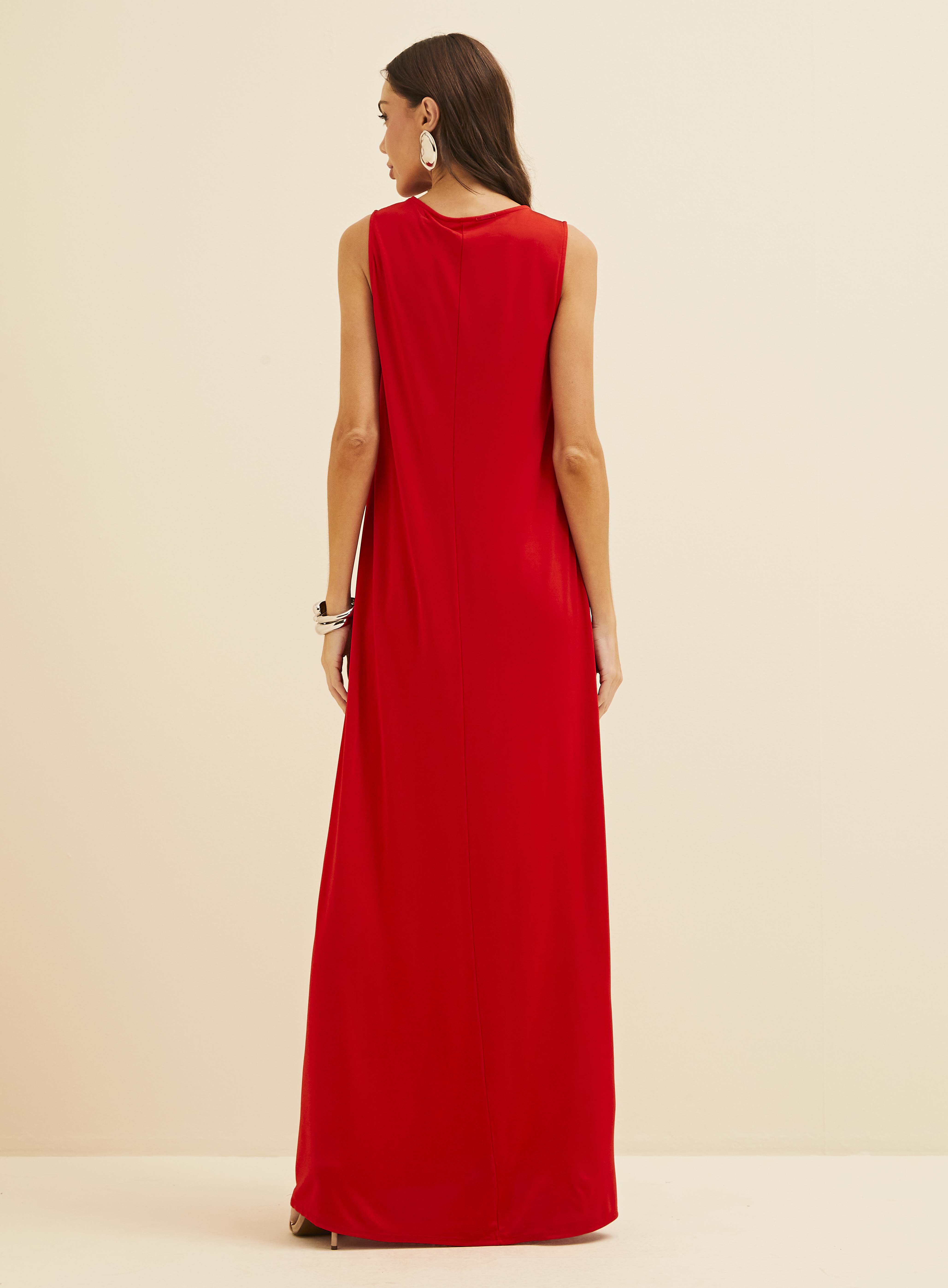 VESTIDO ESTAMPADO M VERMELHO SPARKLY