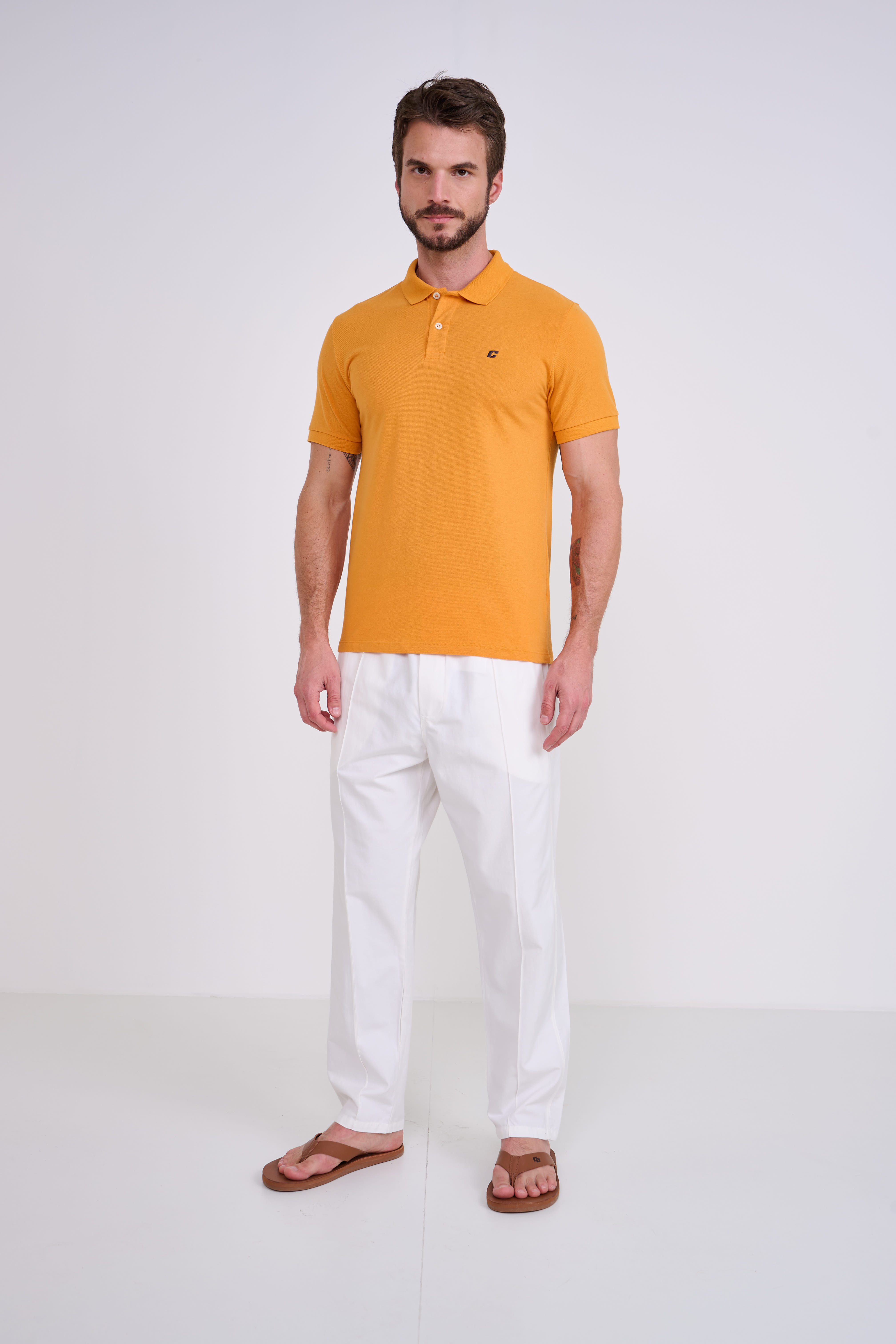 POLO COLCCI M LARANJA CIDER