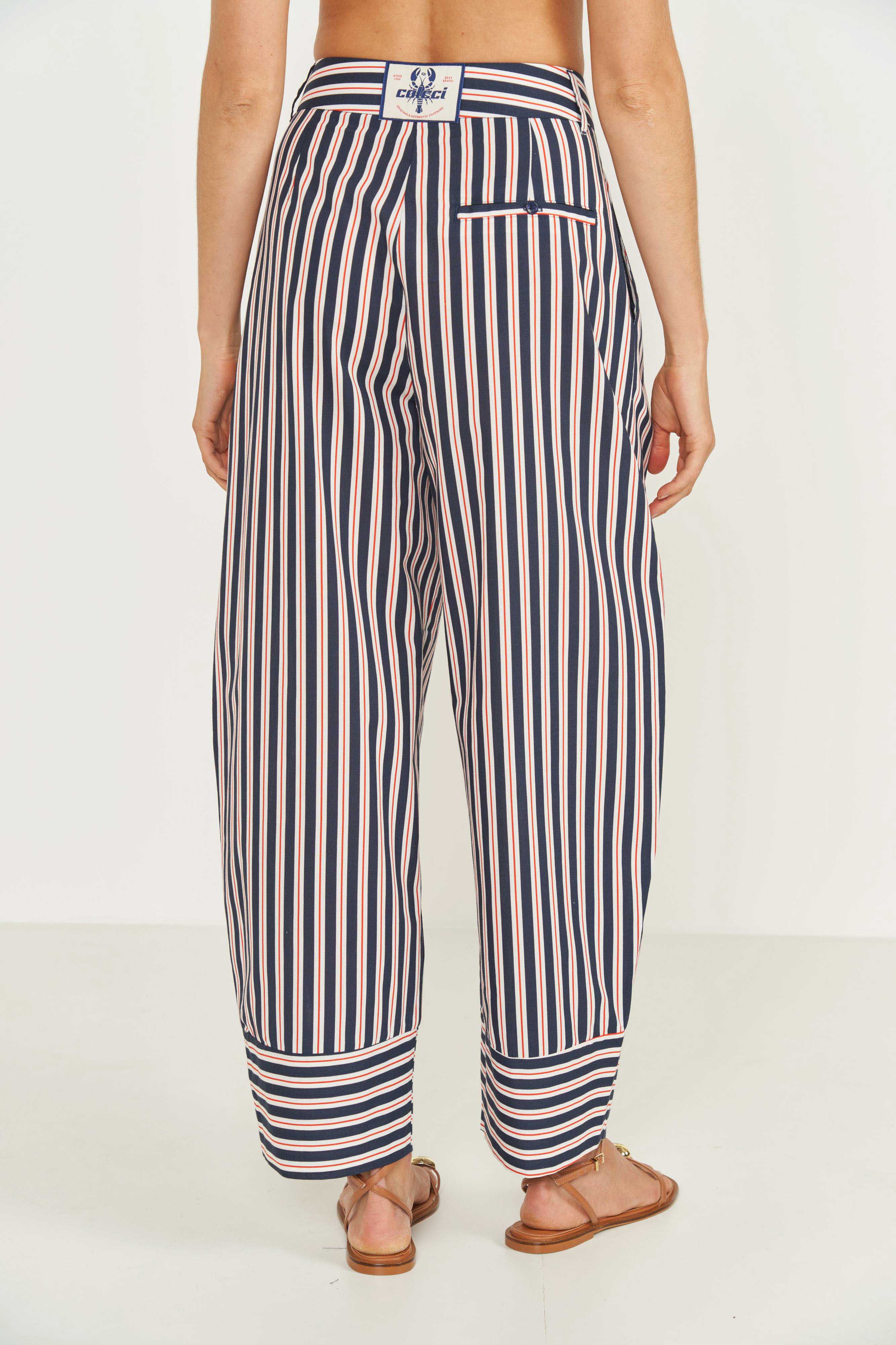 CALÇA ESTAMPADA G LISTRADO DARK