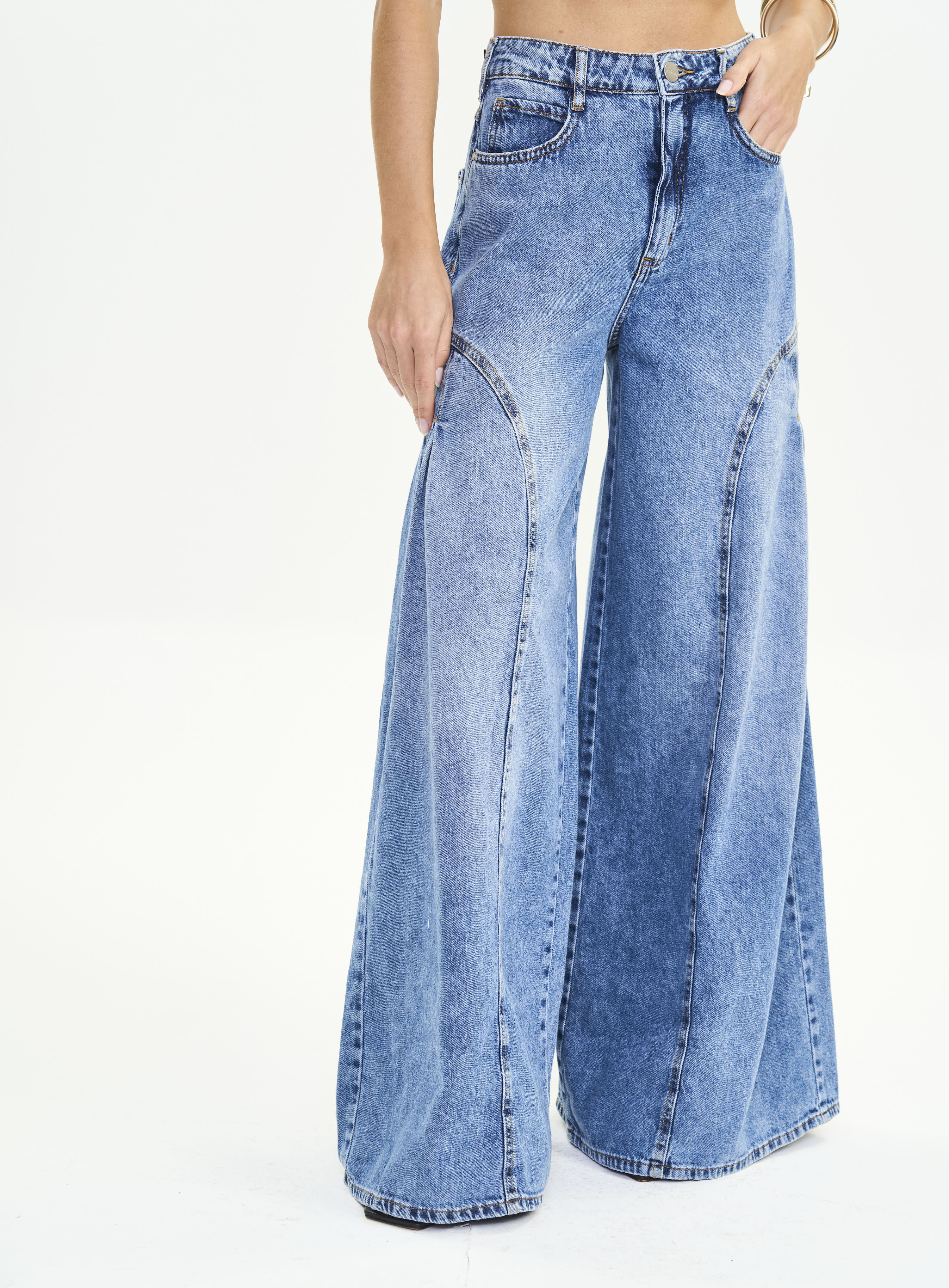 CALÇA JEANS SILVIA 34 INDIGO