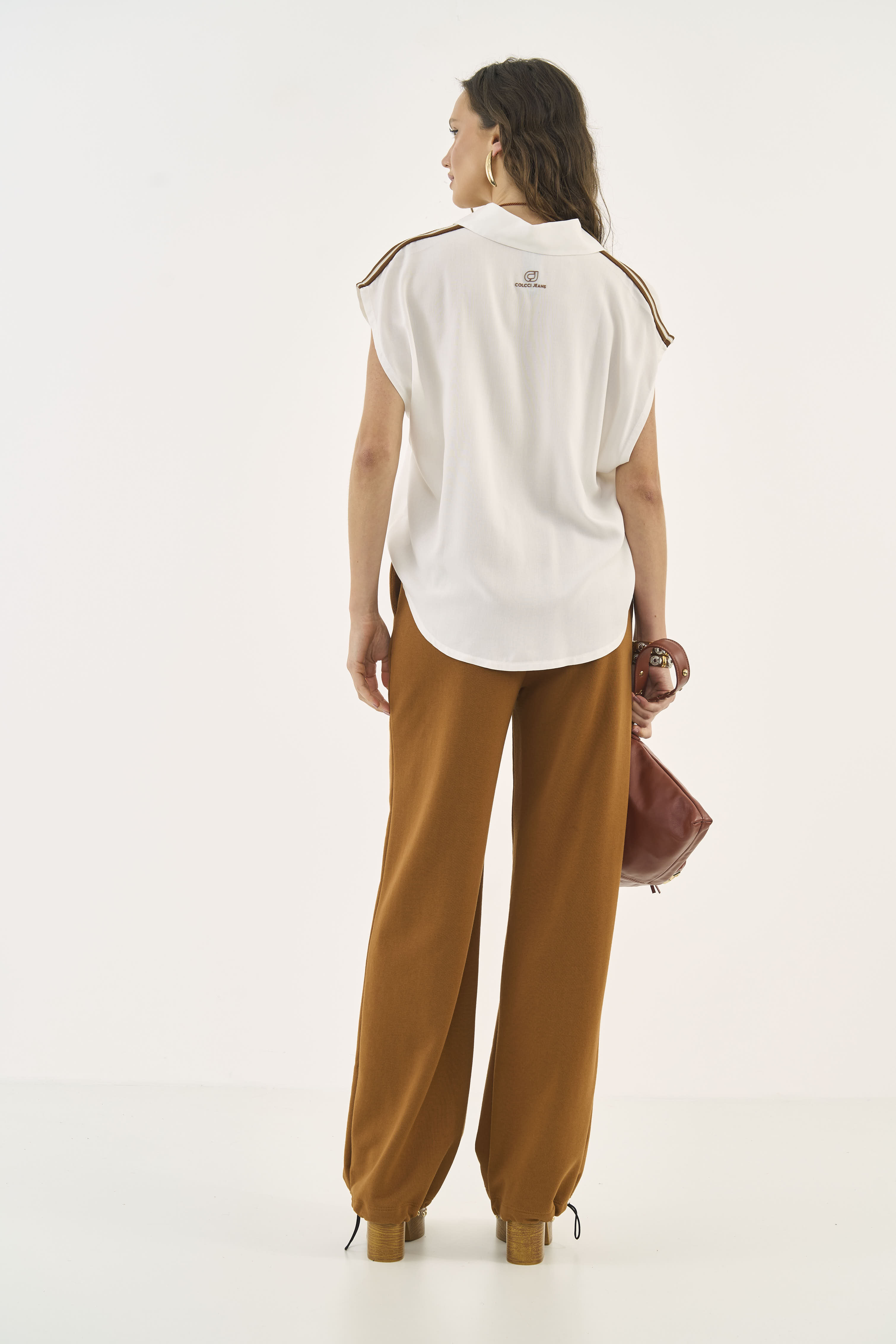 CALÇA MOLETOM M MARROM DROME