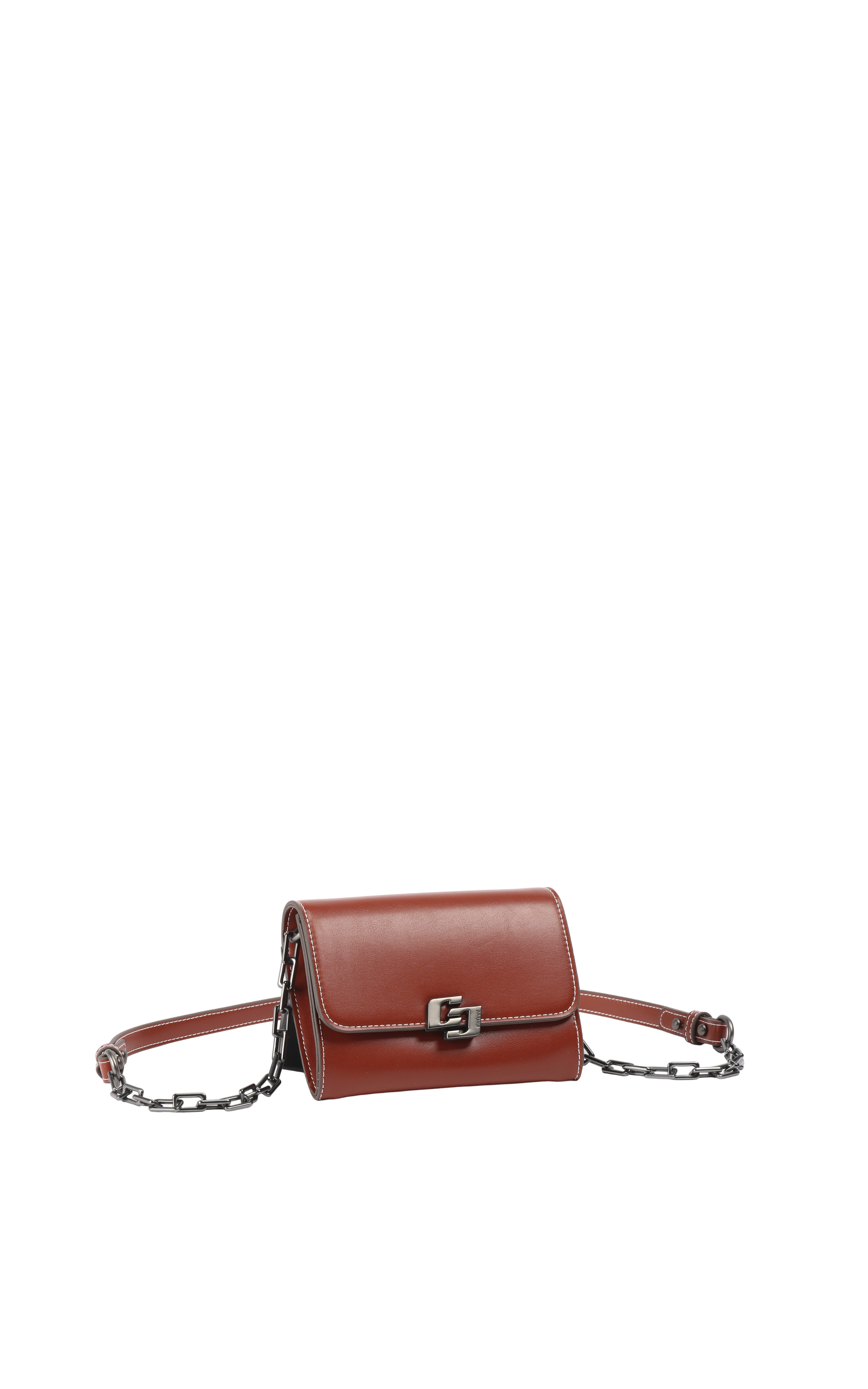 BOLSA COLCCI FEM CROSSBODY ICONIC U BORDO BLOODSTO