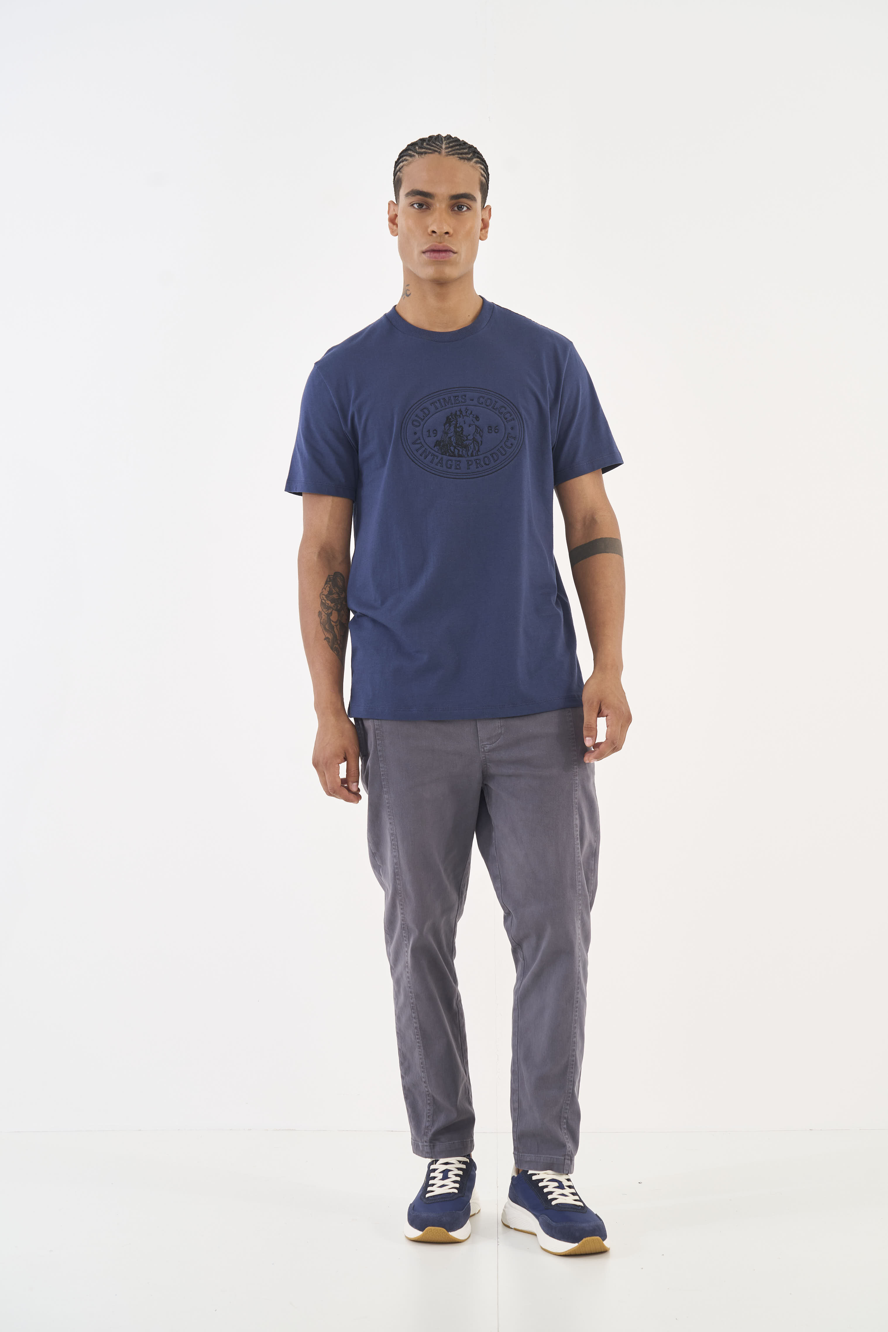 CAMISETA COLCCI GG AZUL LIFE