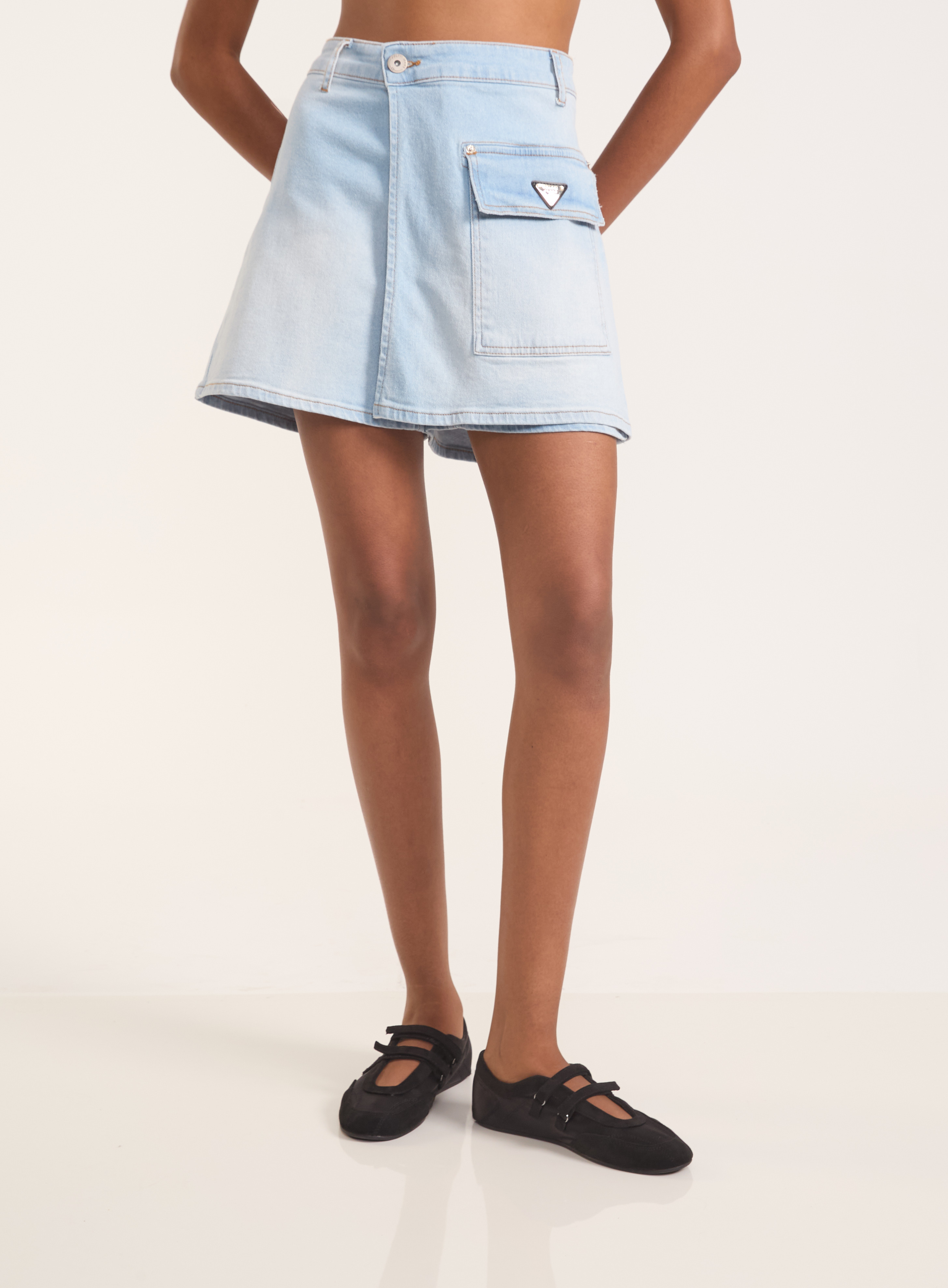 SHORT SAIA JEANS 34 INDIGO