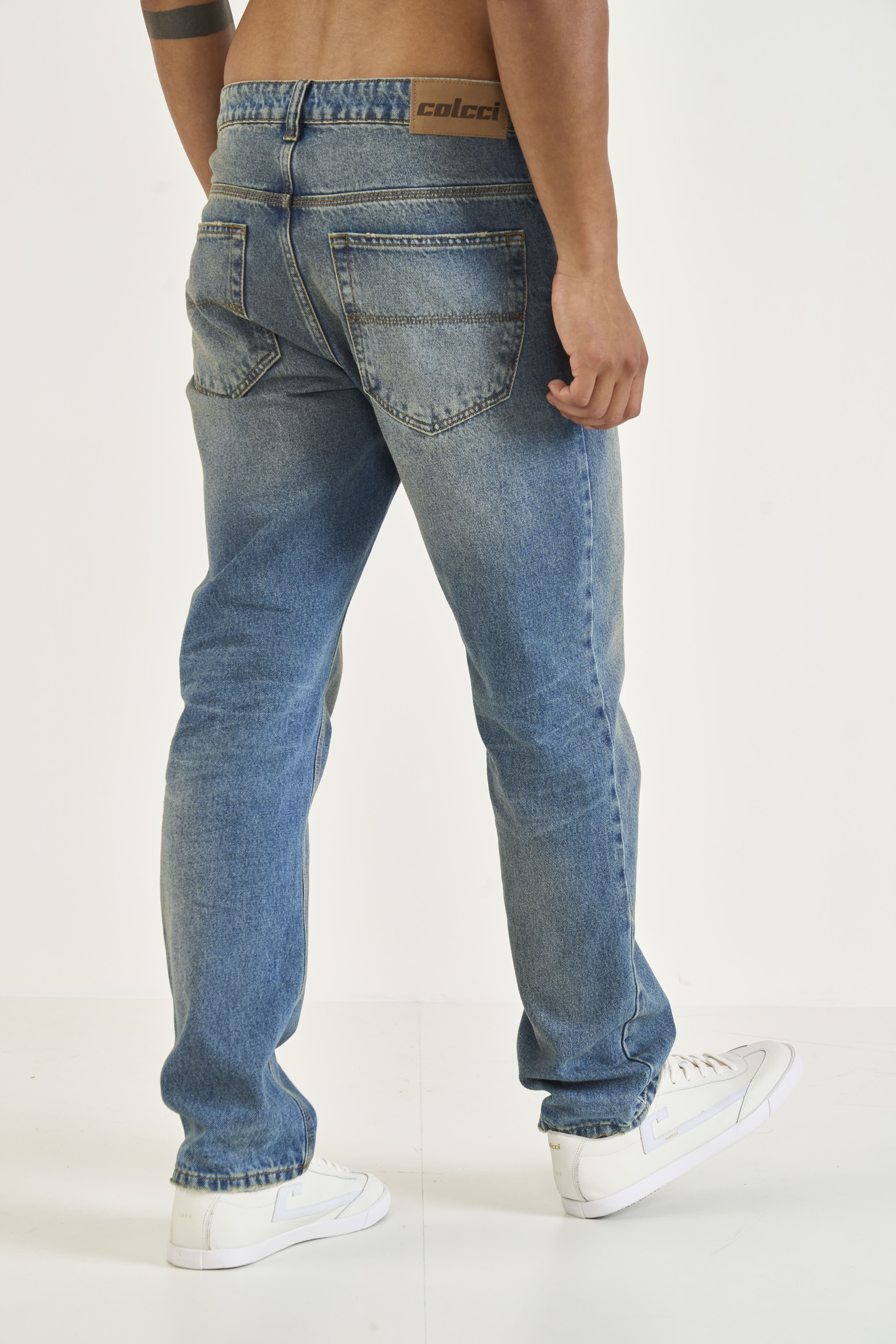 CALÇA JEANS RETA 40 INDIGO
