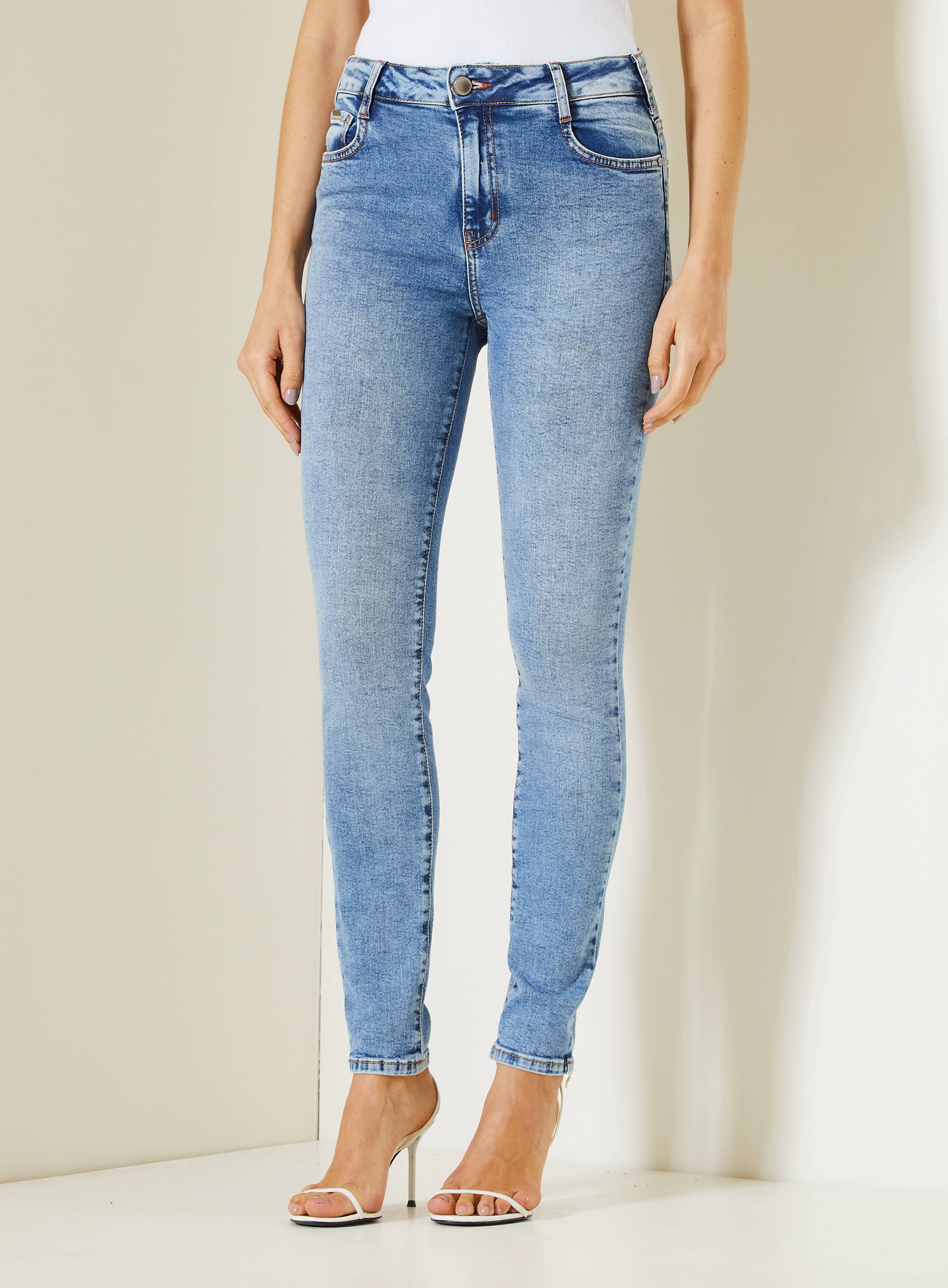 CALÇA JEANS MICHELE 42 INDIGO