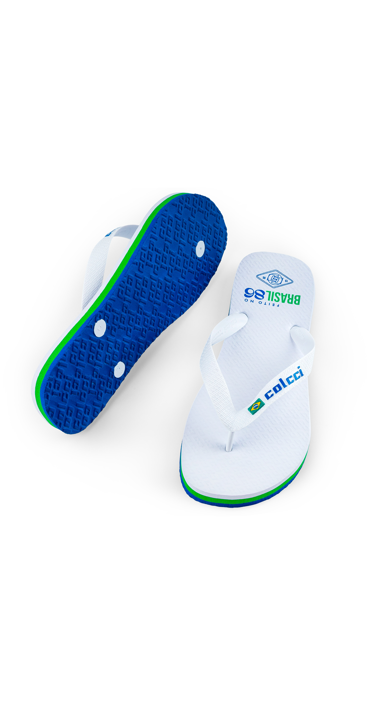 CHINELO COLCCI UNISSEX BRASIL 37-38 BRANCO
