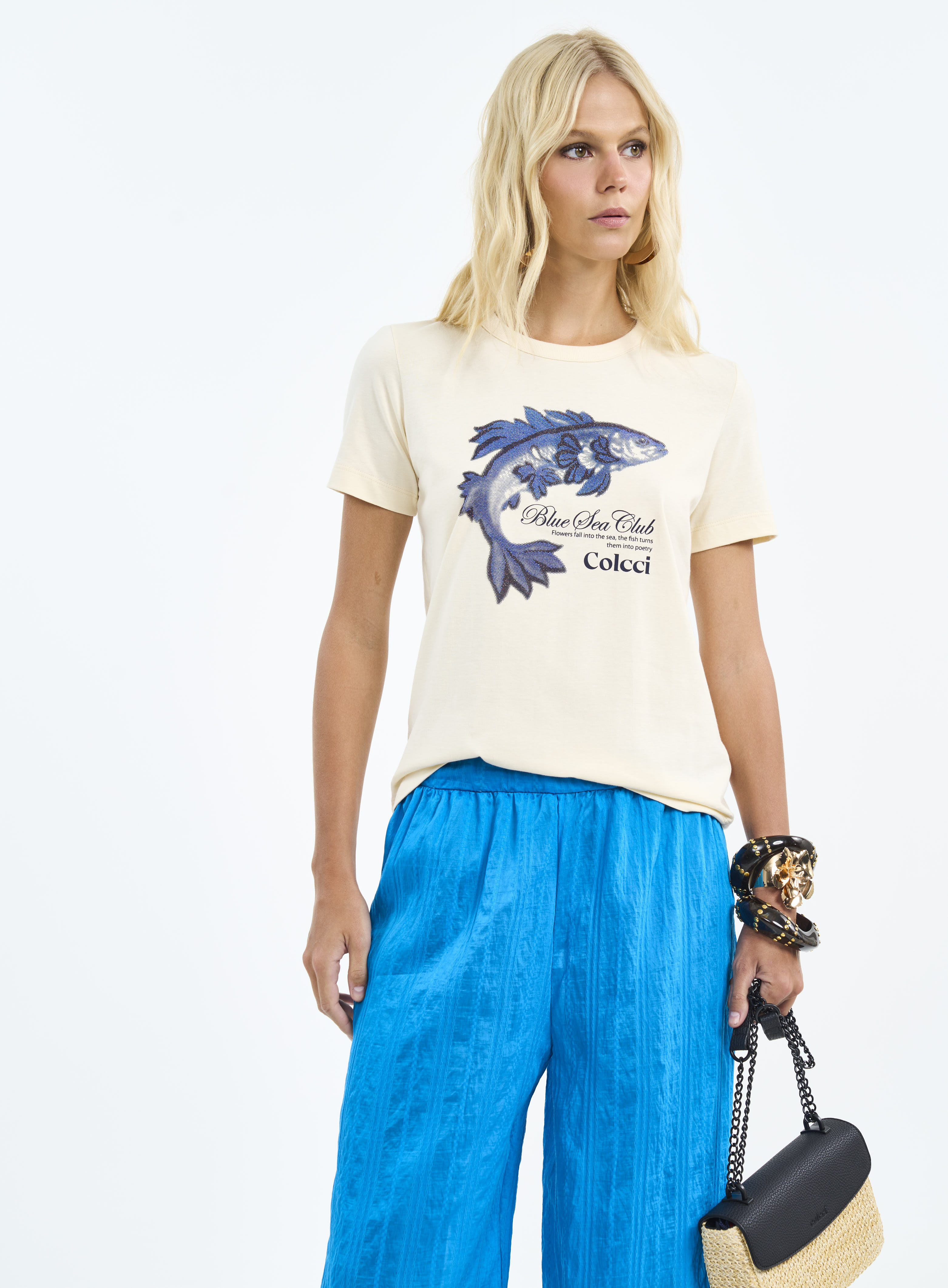 CAMISETA ESTAMPADA P BEGE AFFOGATO