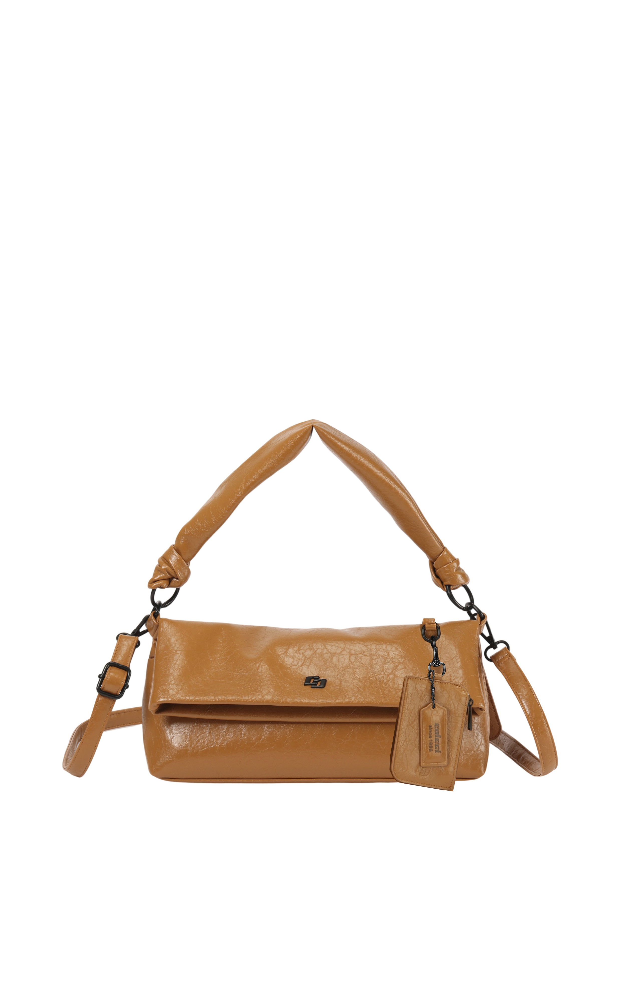 BOLSA COLCCI FEM SHOULDER TEXTURA U PRETO