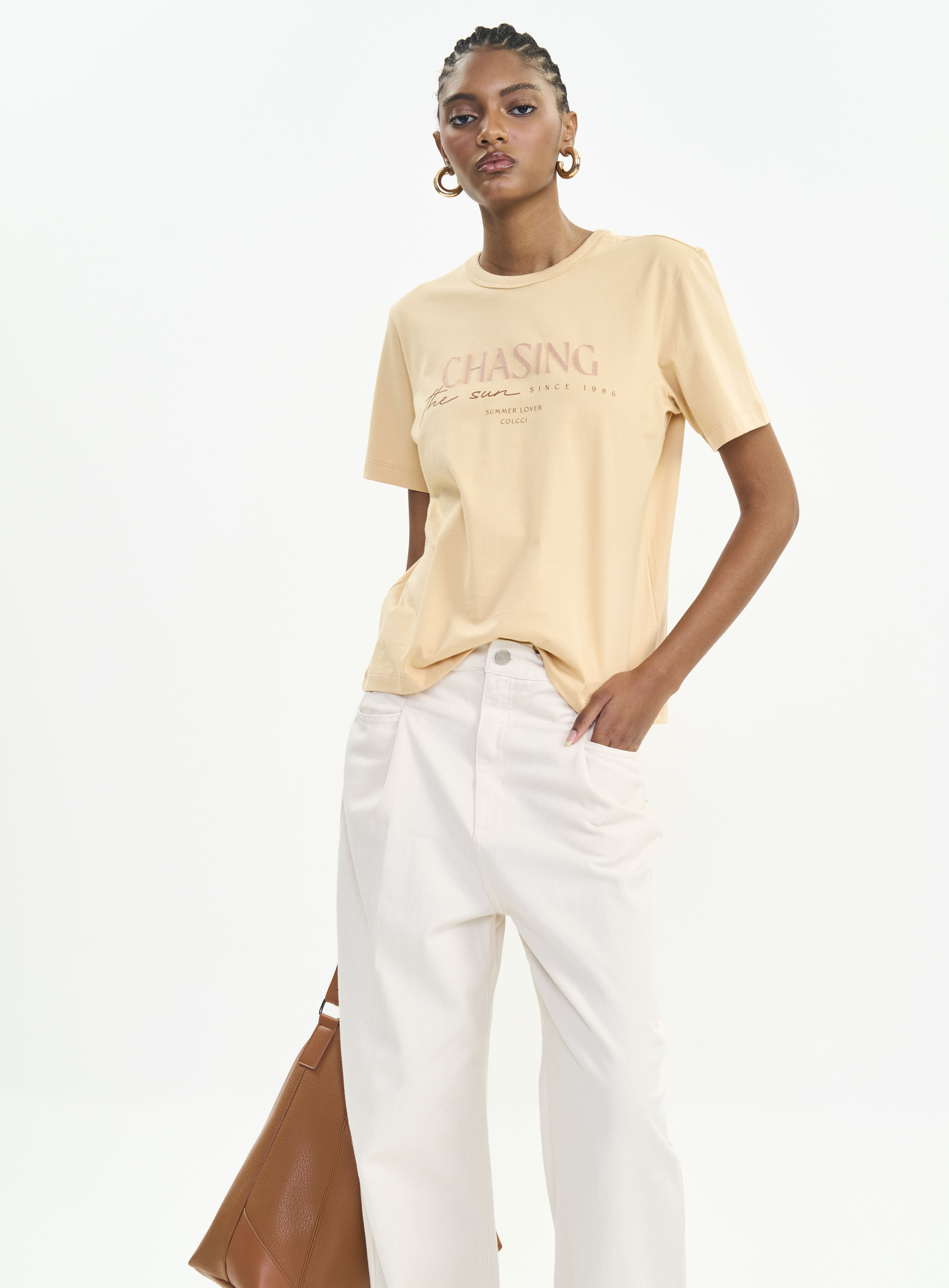CAMISETA COLCCI G BEGE BIENTO