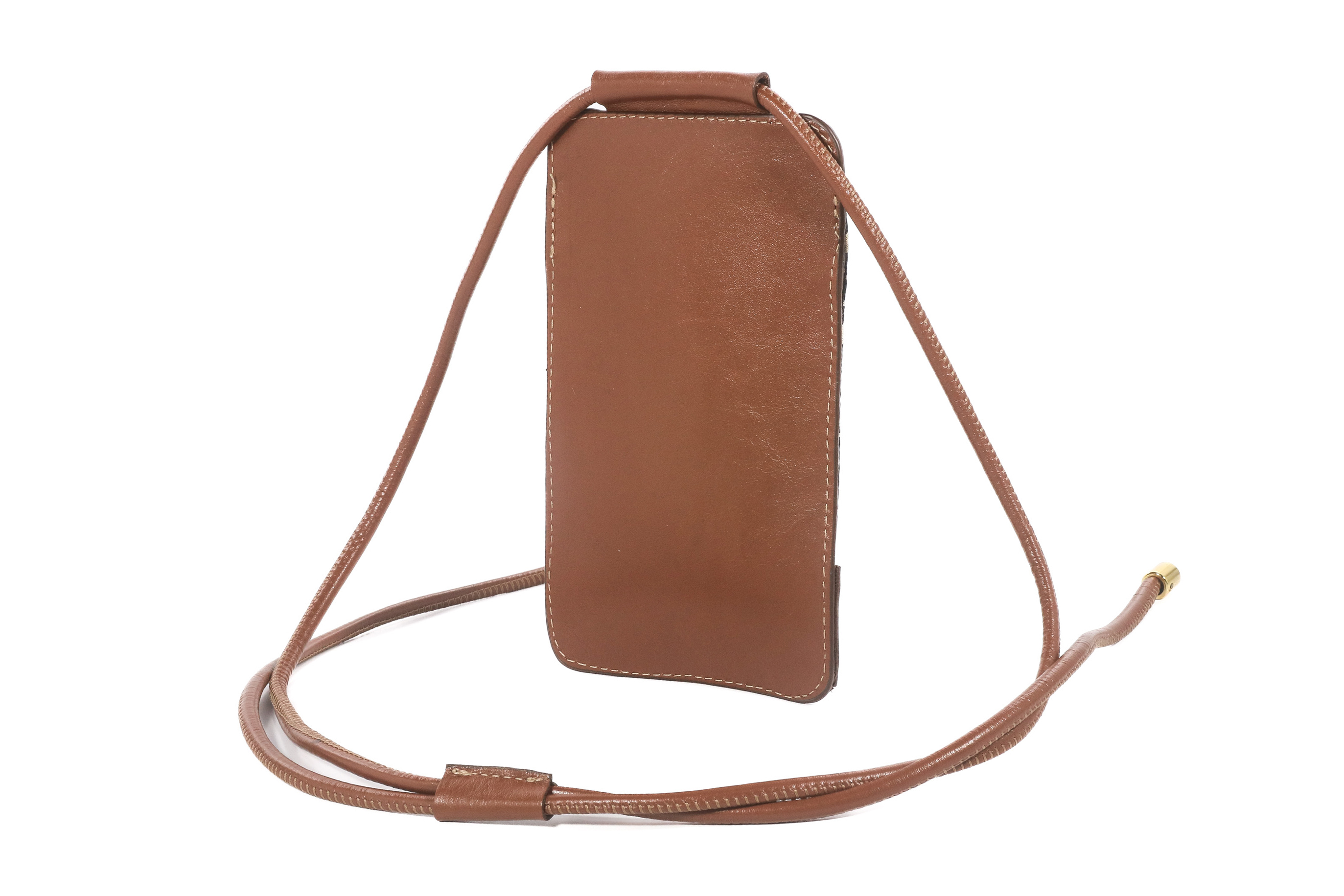 PORTA CELULAR COLCCI MONOGRAMA U MARROM TIRAMISU