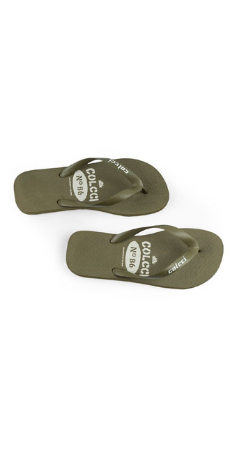 CHINELO COLCCI MASCULINO COLCCI 86 39-40 VERDE SEL