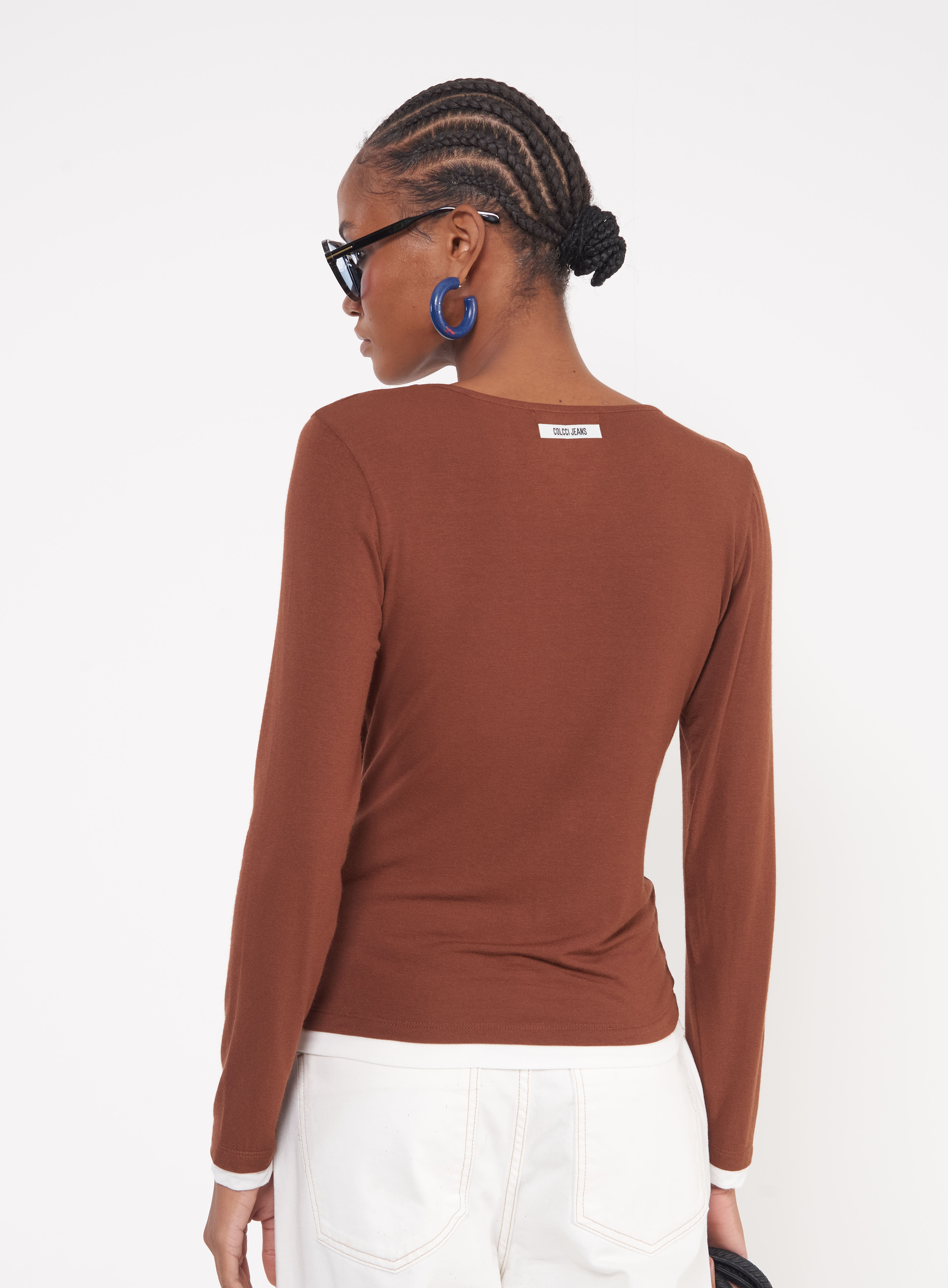 BLUSA COLCCI M MARROM TIRAMISU