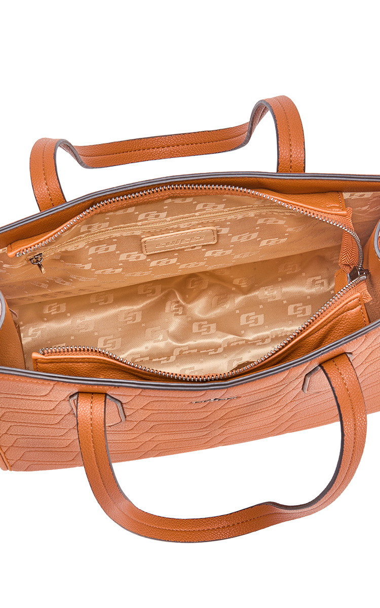 BOLSA COLCCI FEM  TAMPA CLASSIC U CARAMELO
