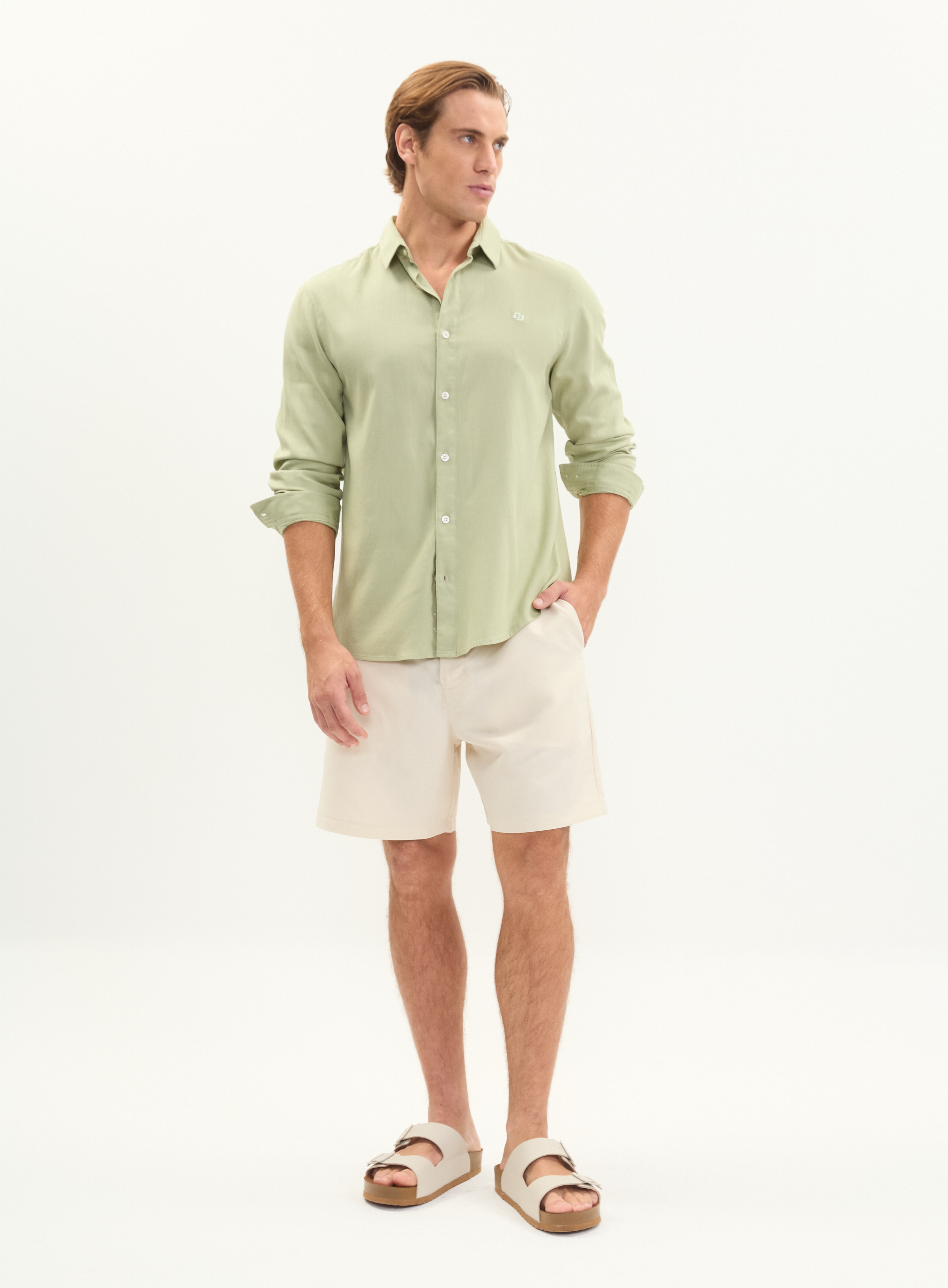 CAMISA LINHO RELAX GG VERDE JACUIPE