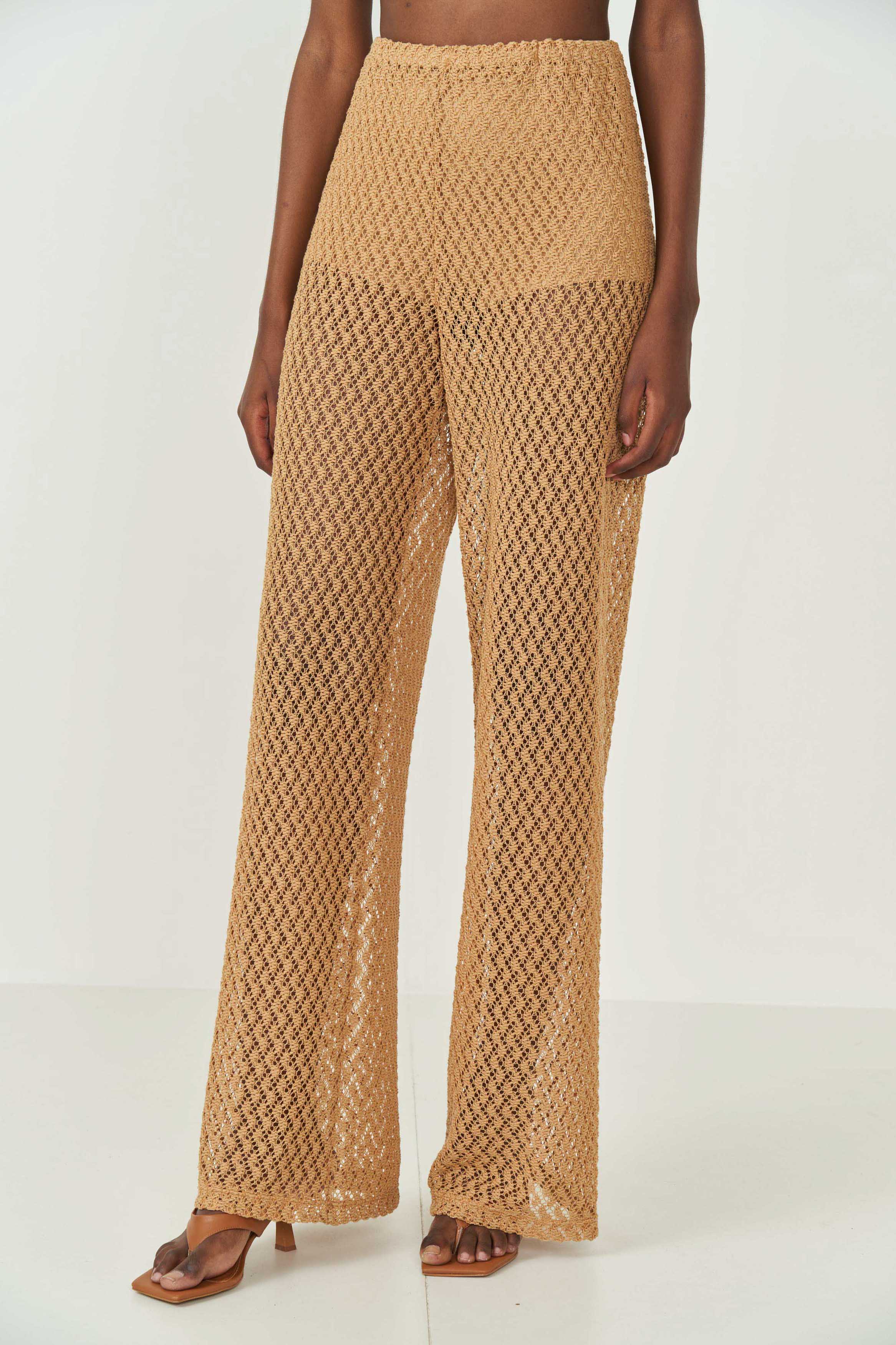 CALÇA COLCCI G BEGE FLAVO