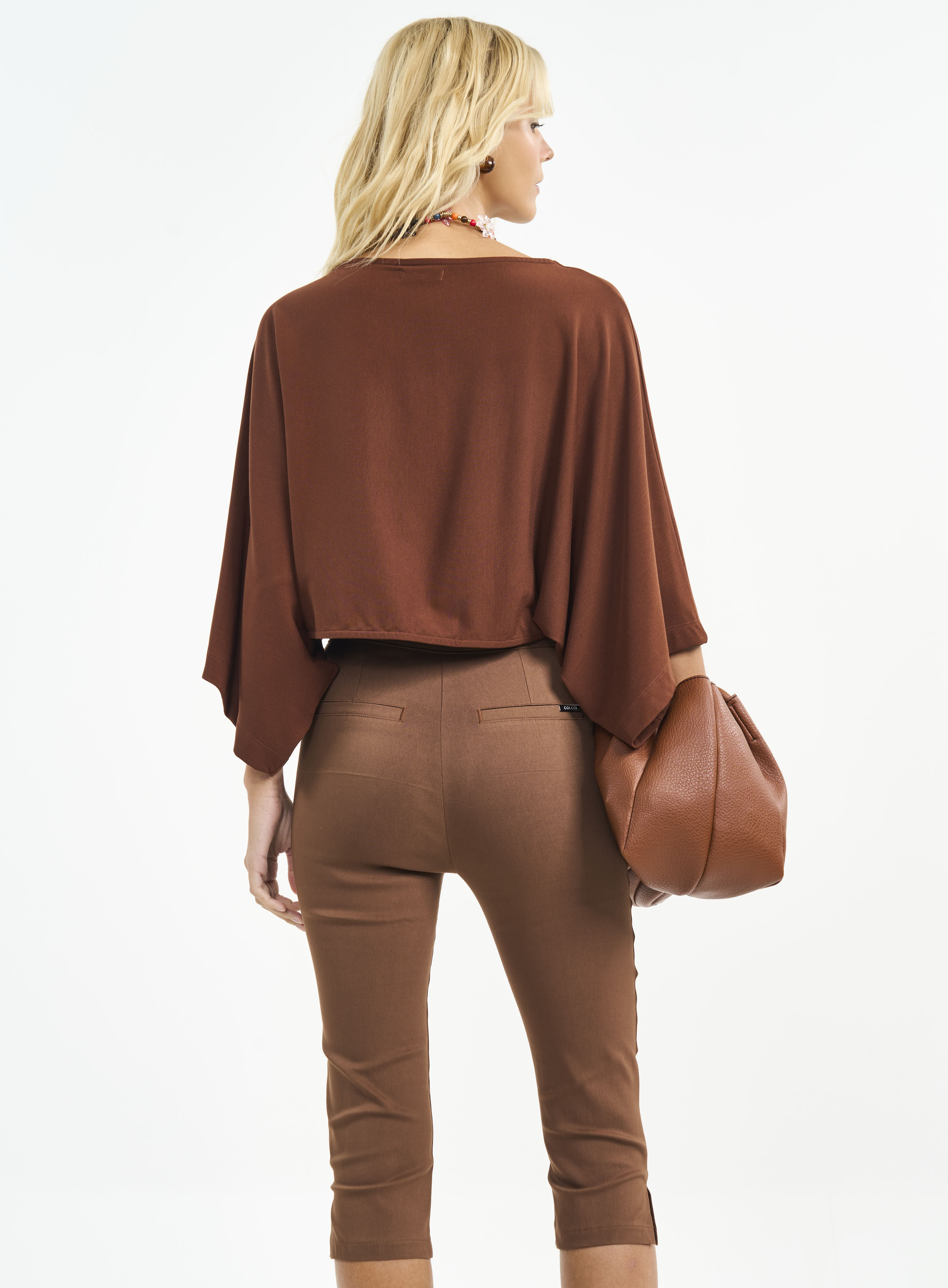 BLUSA COLCCI M MARROM TIRAMISU