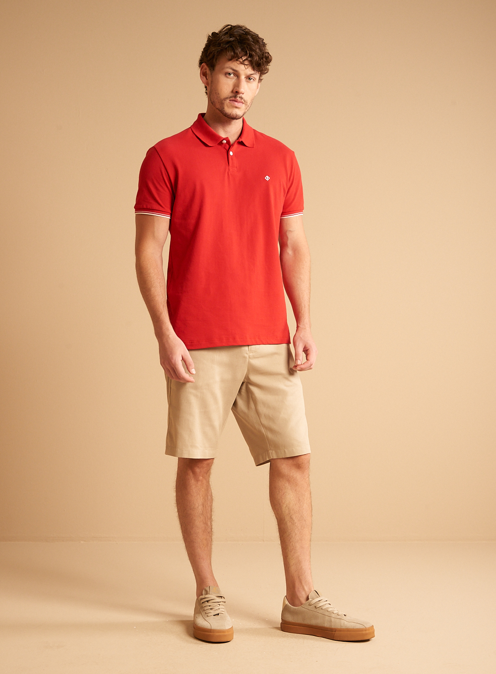 POLO FORUM M VERMELHO SPARKL