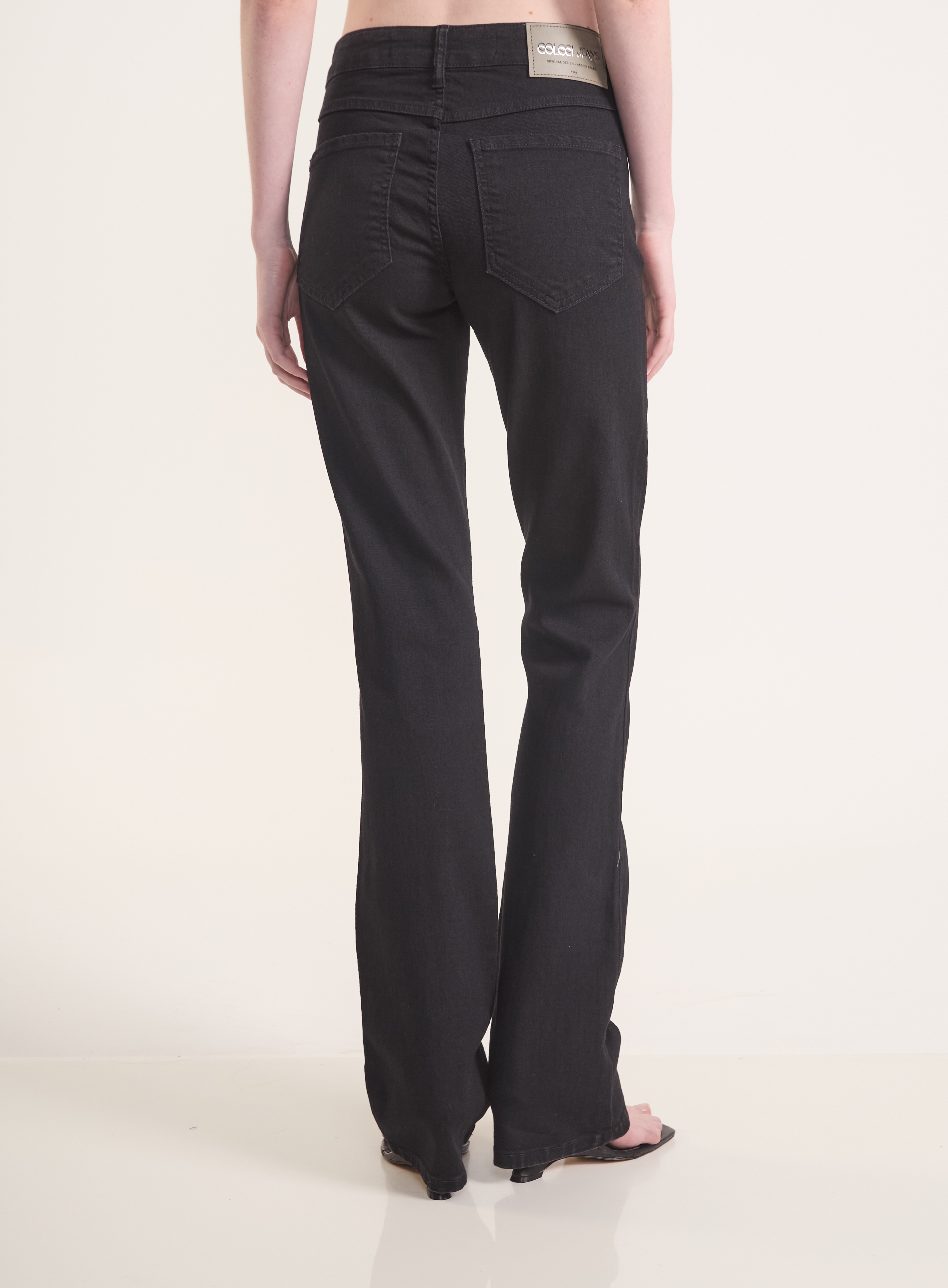 CALÇA JEANS NOVA YORK RETA 34 IND.PRETO