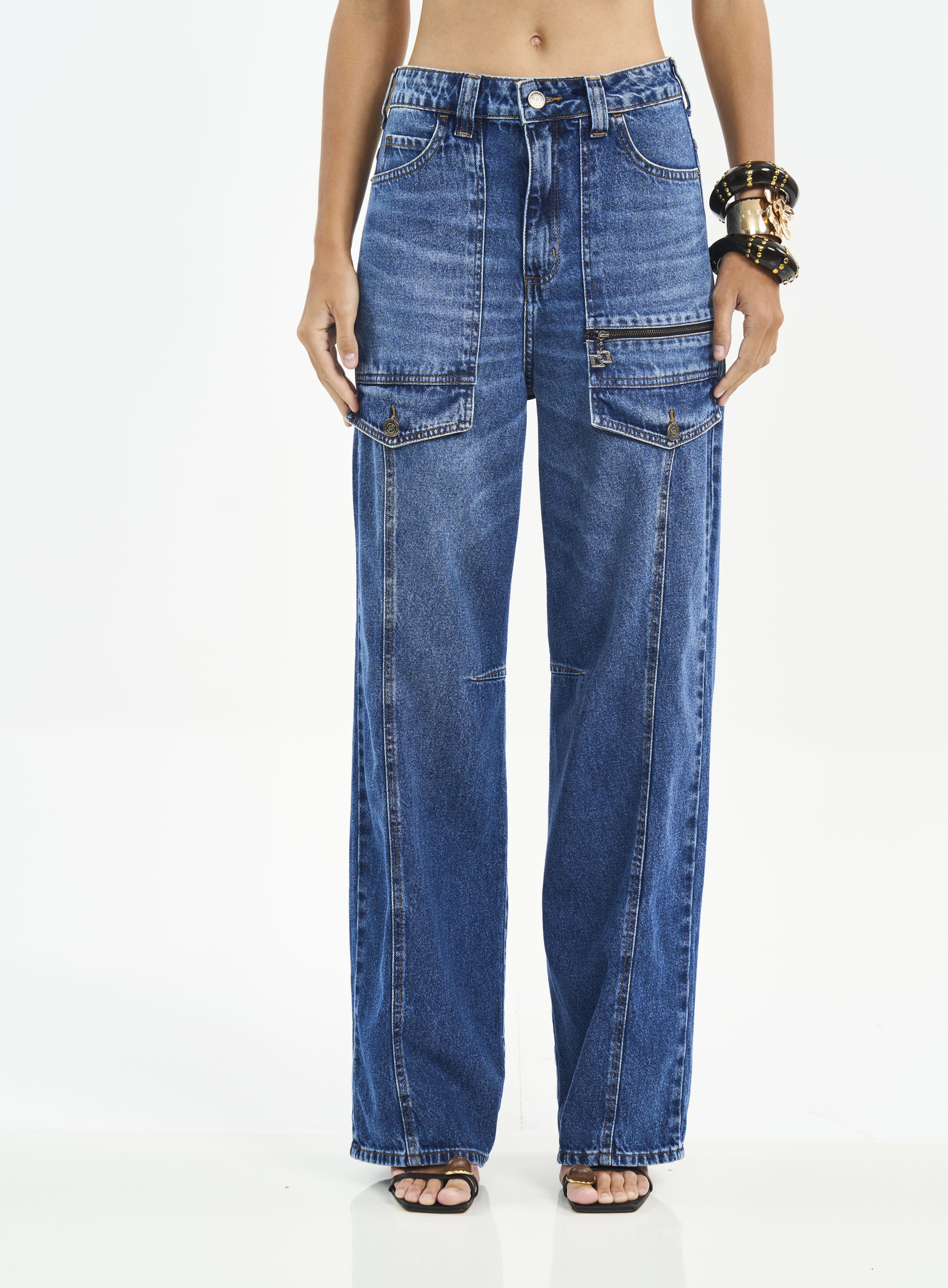 CALÇA JEANS BRUNA LOW 36 INDIGO