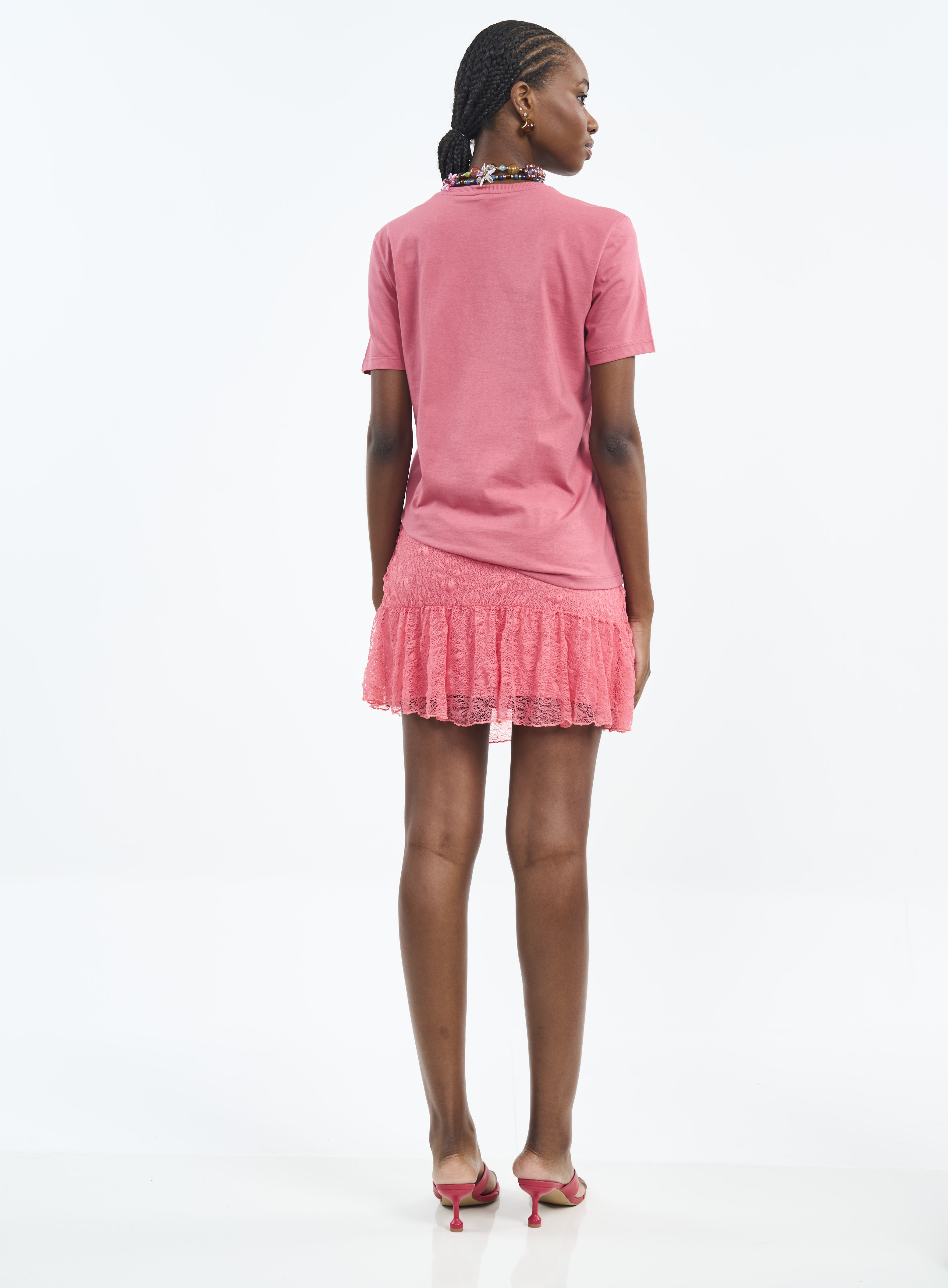 CAMISETA COLCCI M ROSA FINI KISS