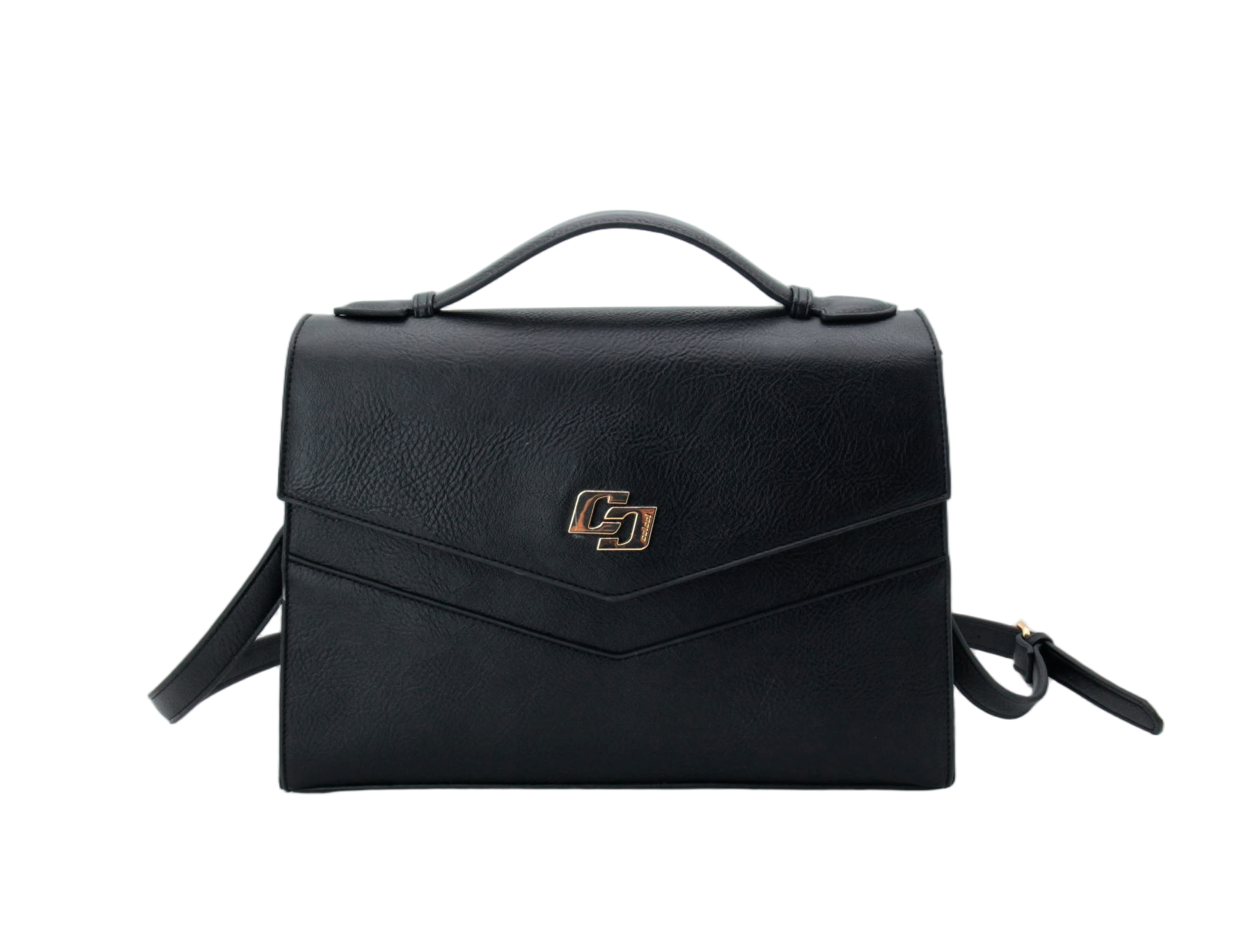 BOLSA COLCCI SATCHEL TEXTURA HERITAGE U PRETO