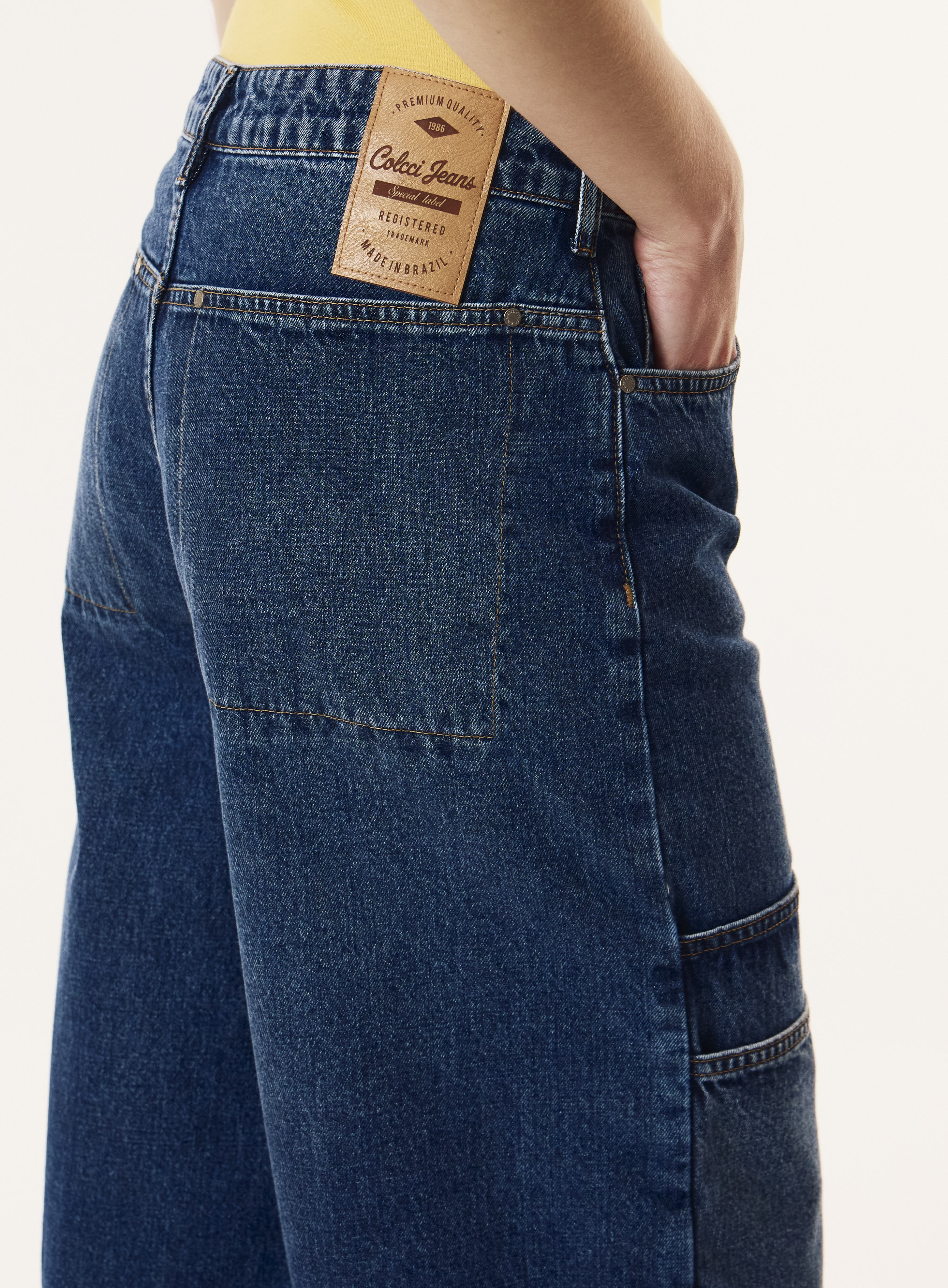 BERMUDA JEANS CANCUN 36 INDIGO