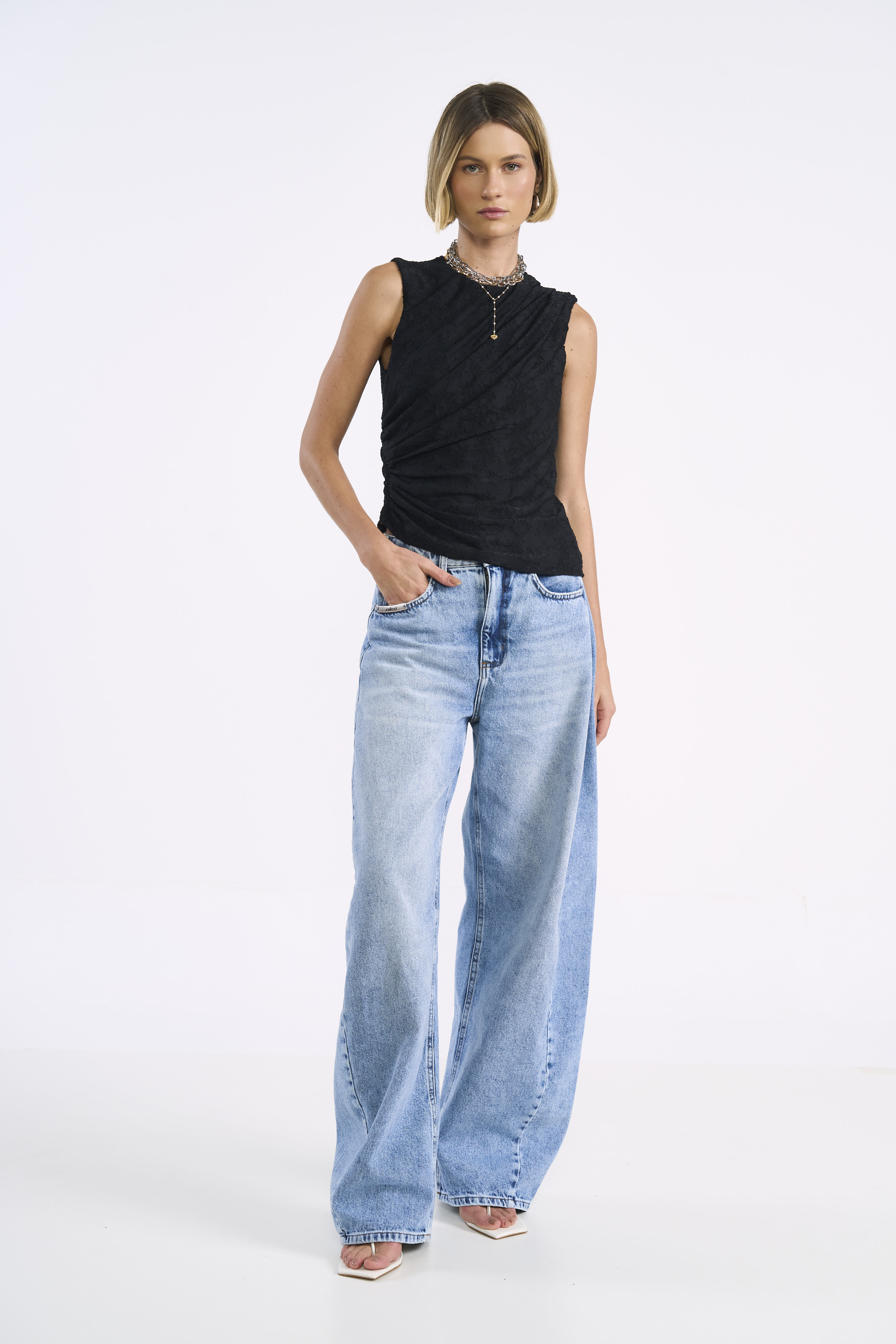 BLUSA COLCCI PP PRETO