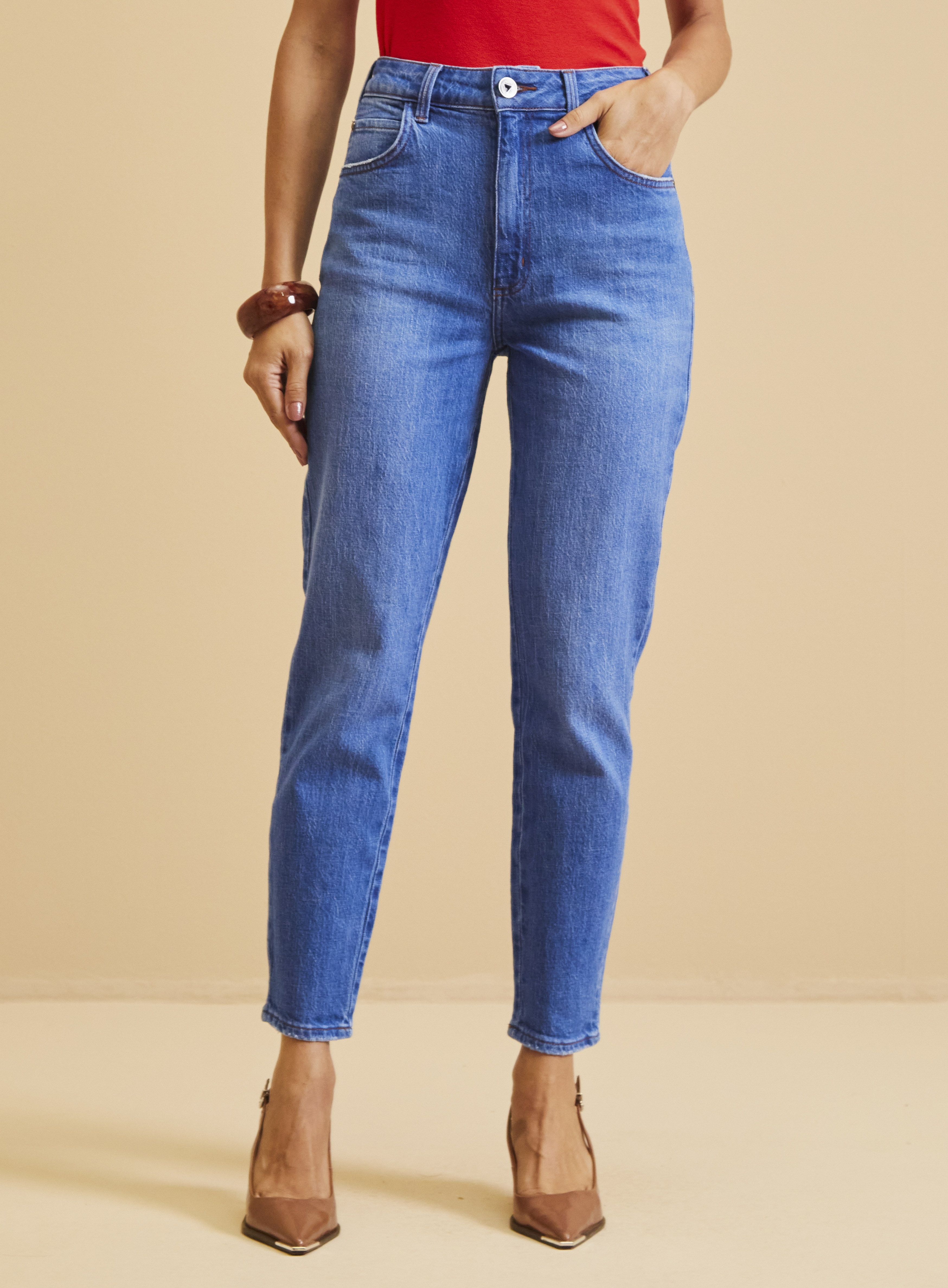 CALÇA JEANS LOLA STRETCH 38 INDIGO