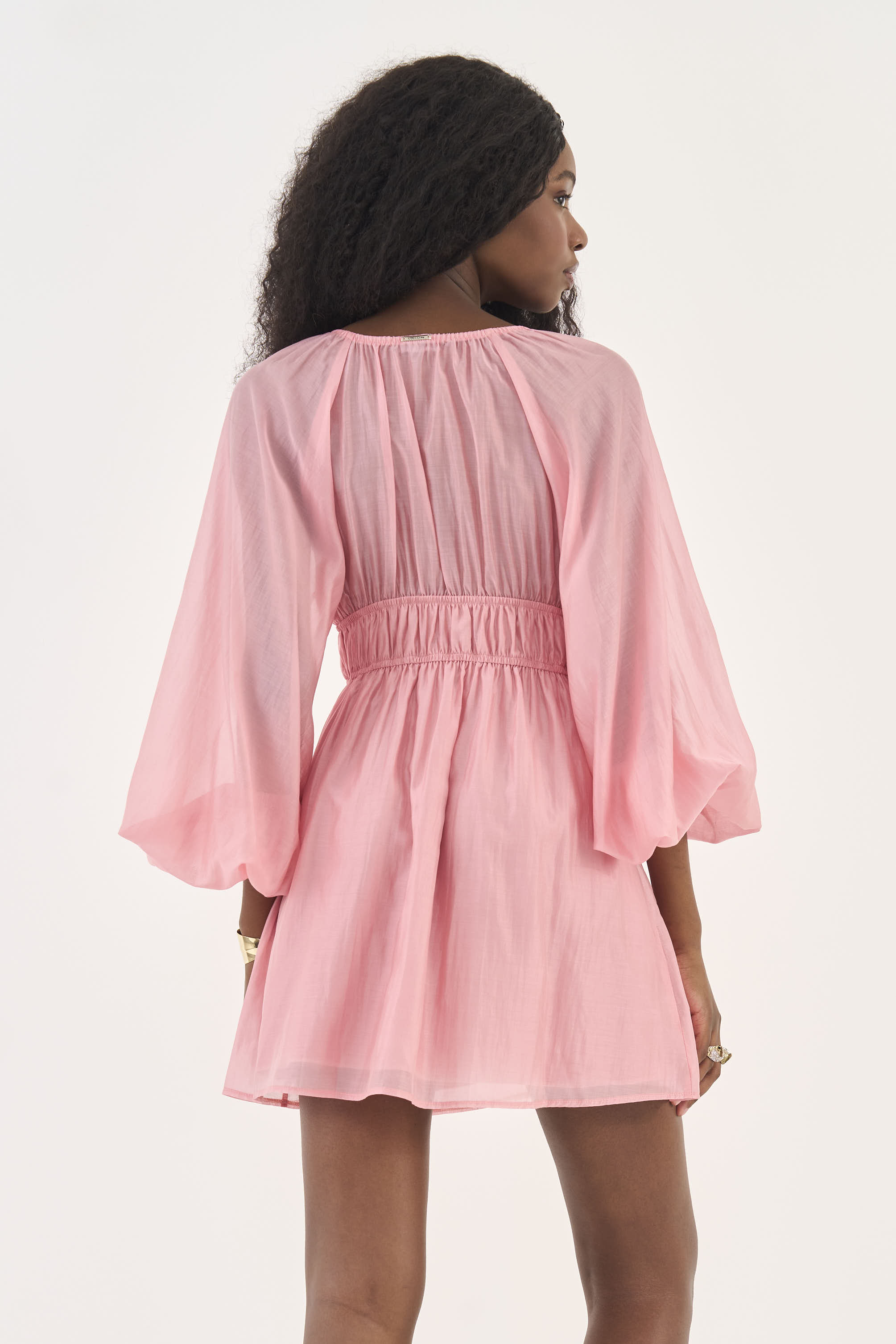 VESTIDO COLCCI PP ROSA TEVA
