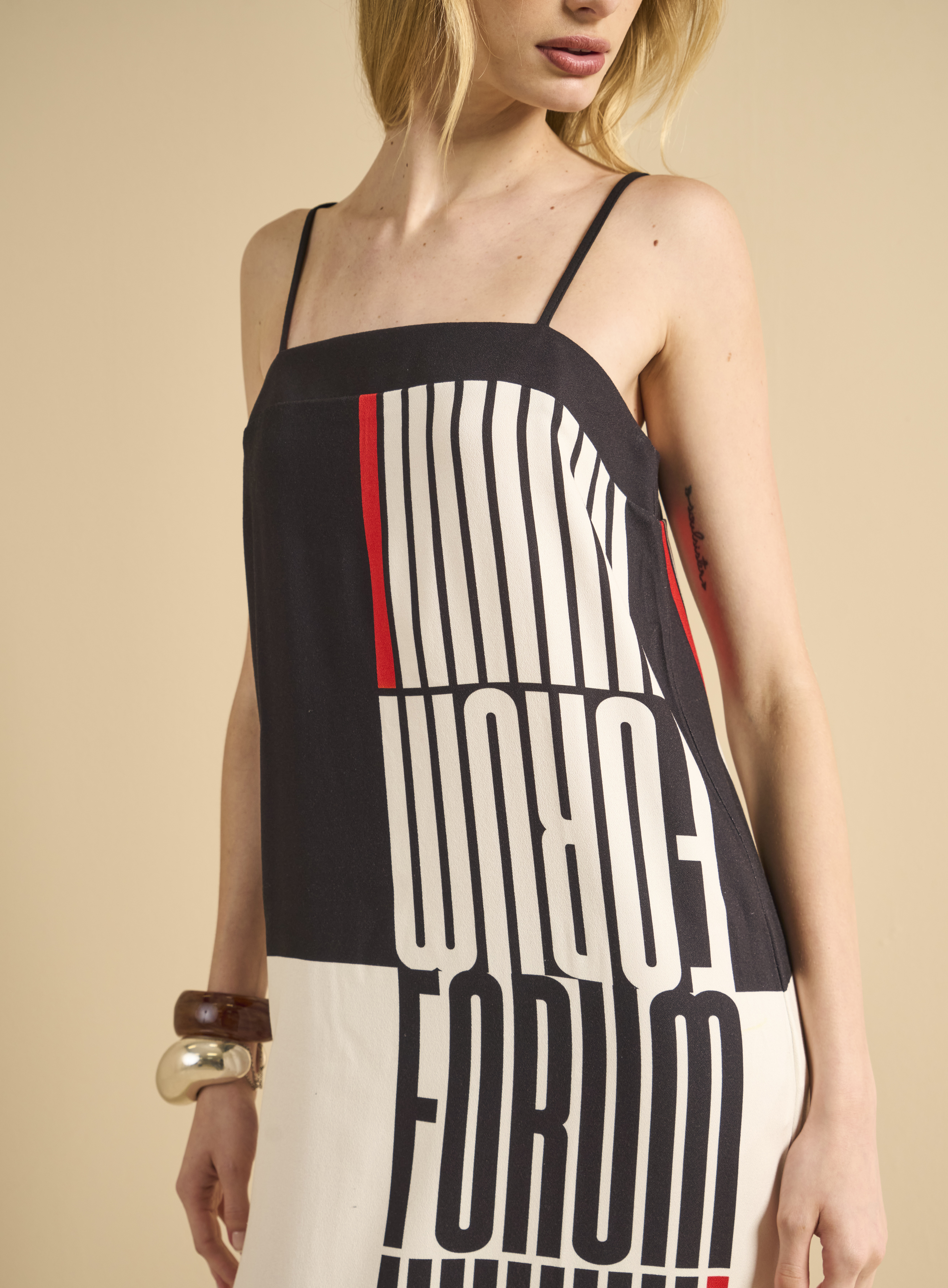 VESTIDO ESTAMPADO P LENCO FORUM