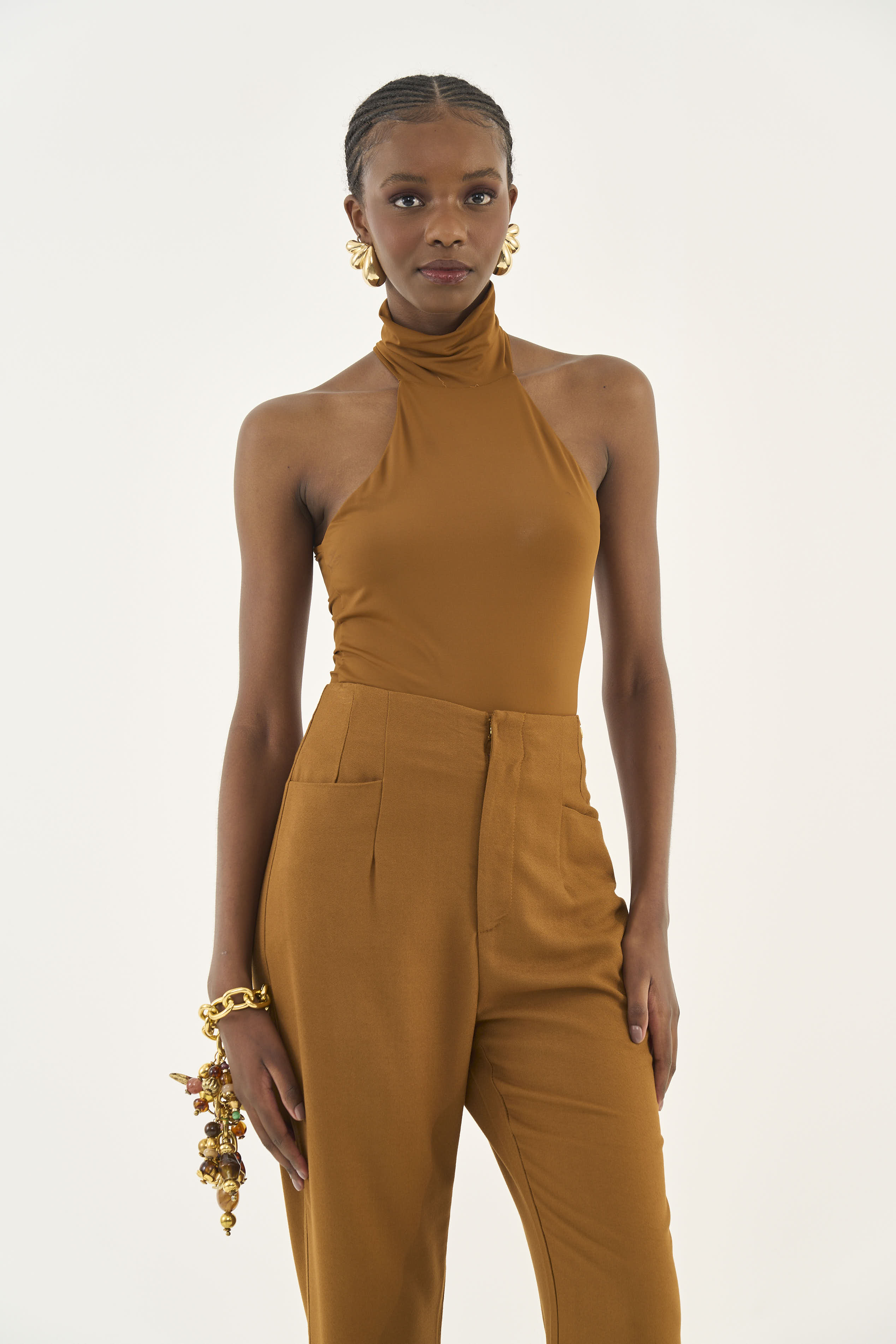 BLUSA COLCCI M MARROM DROME