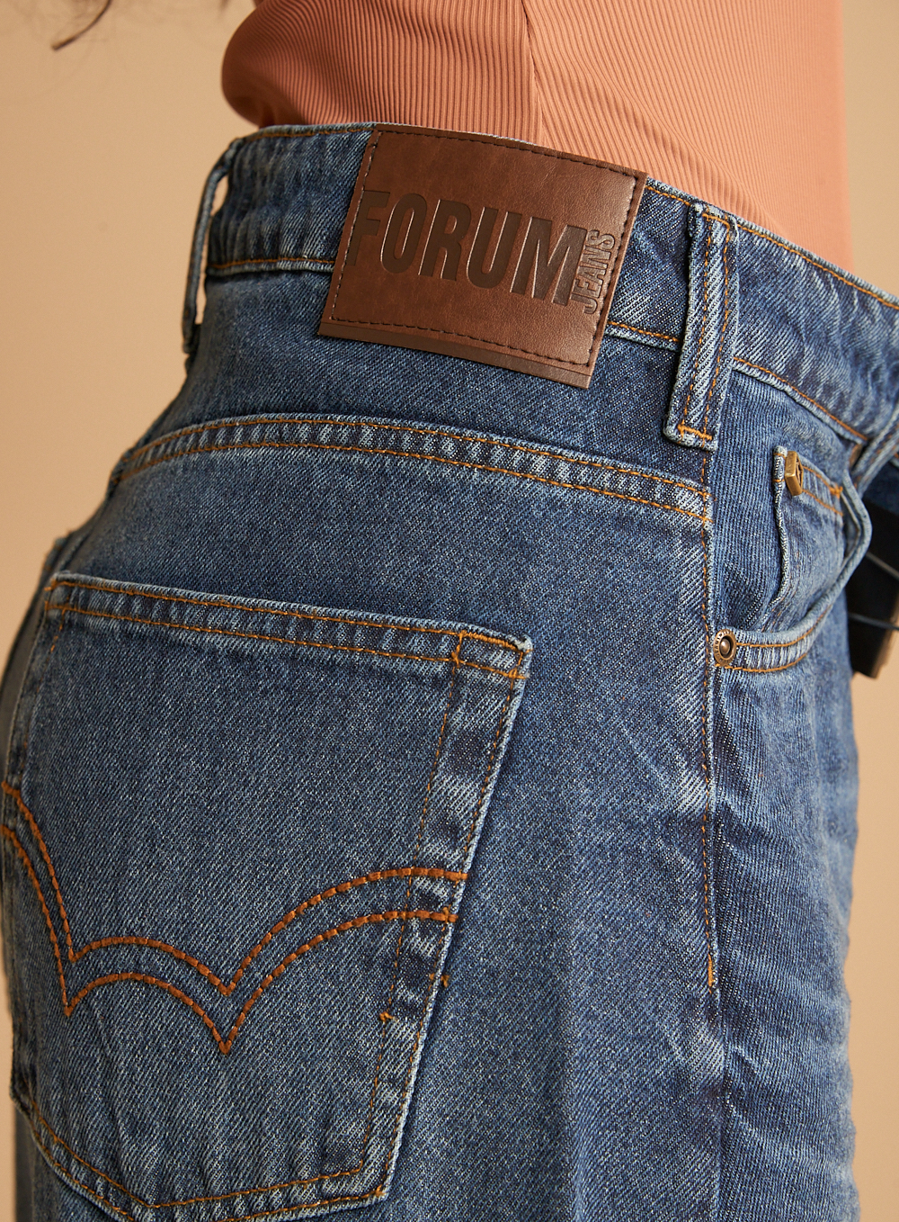 CALÇA JEANS BARREL 40 INDIGO