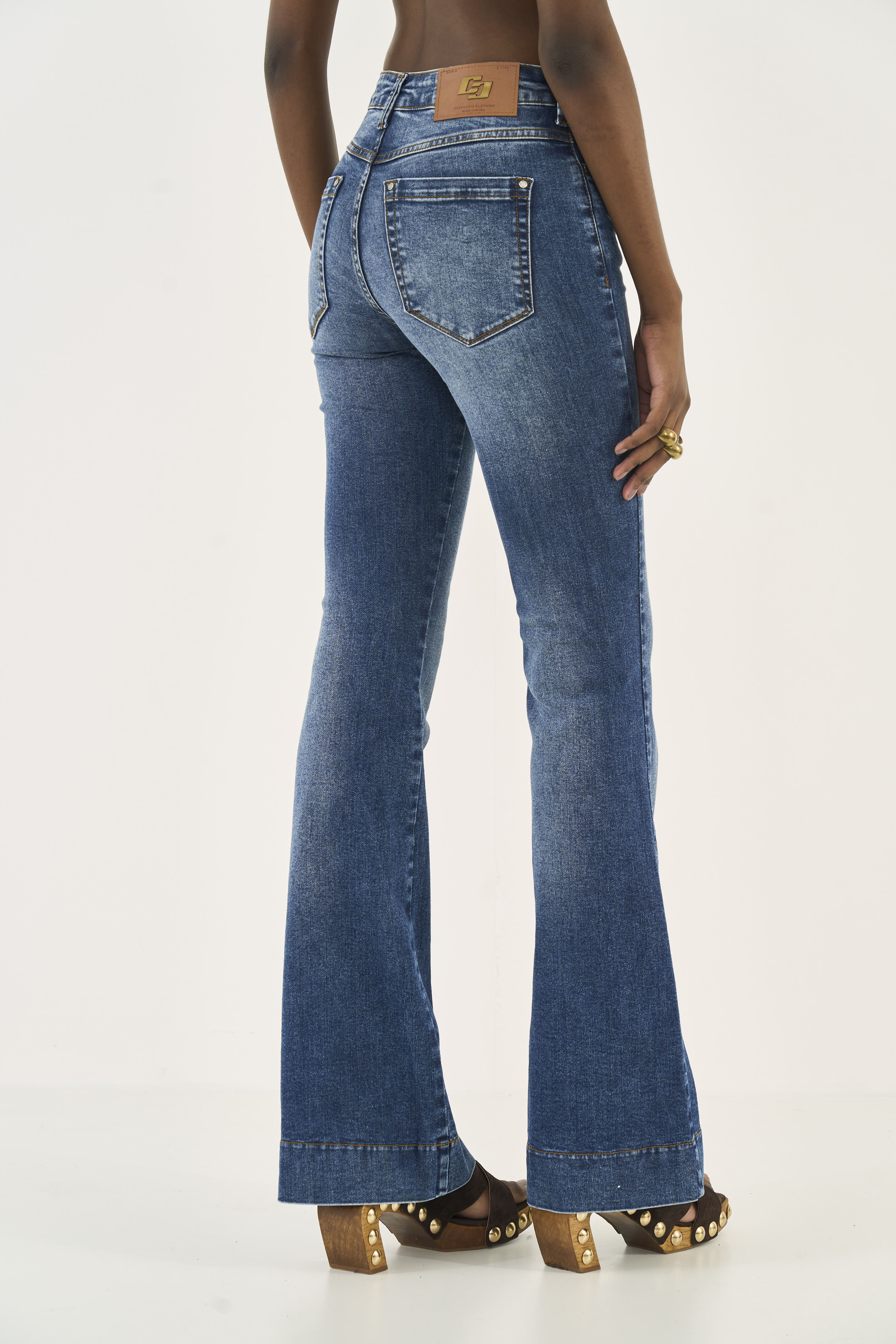 CALÇA JEANS BIA FLARE 42 INDIGO