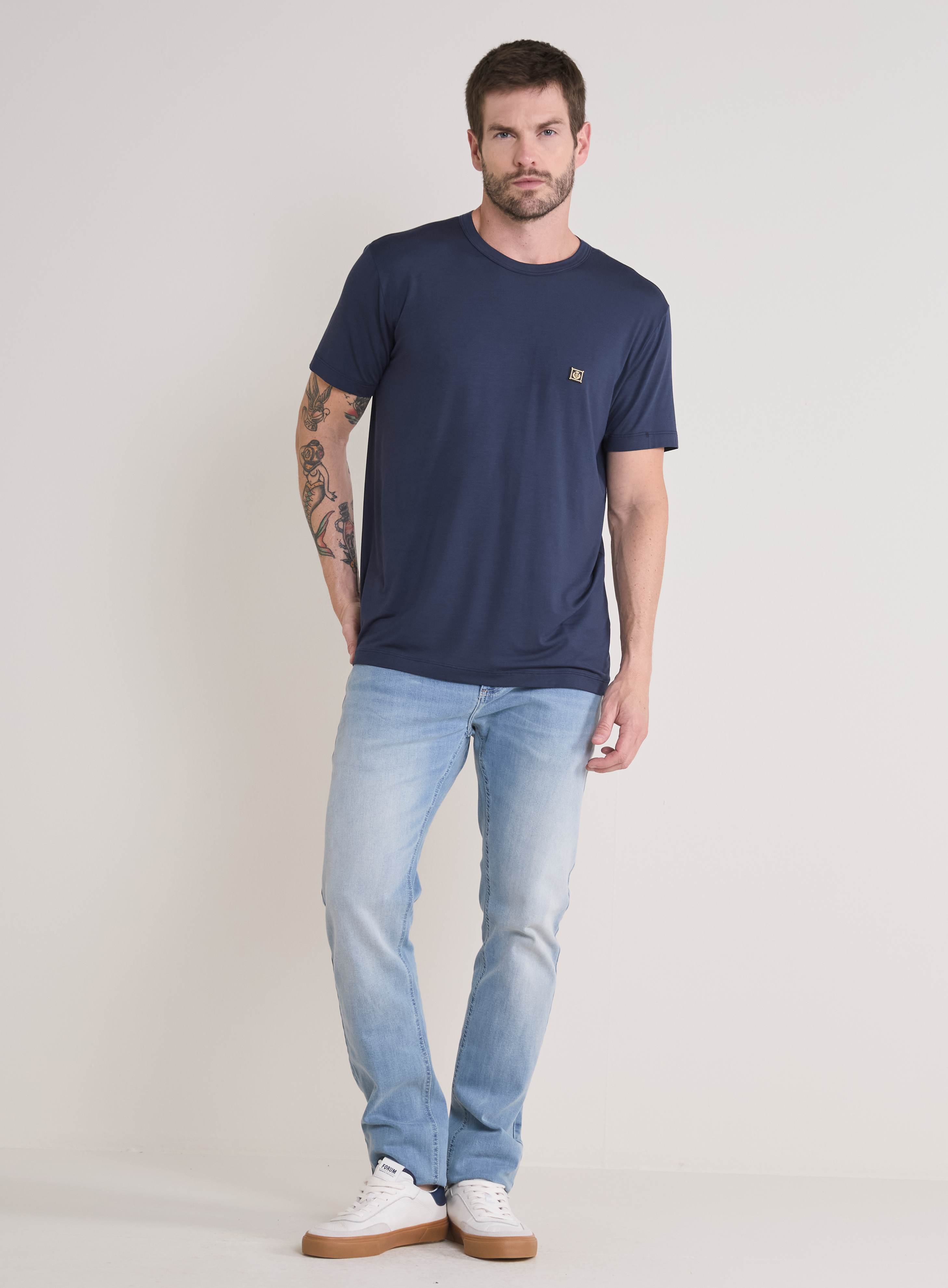 CAMISETA FORUM M AZUL OLYMPIC