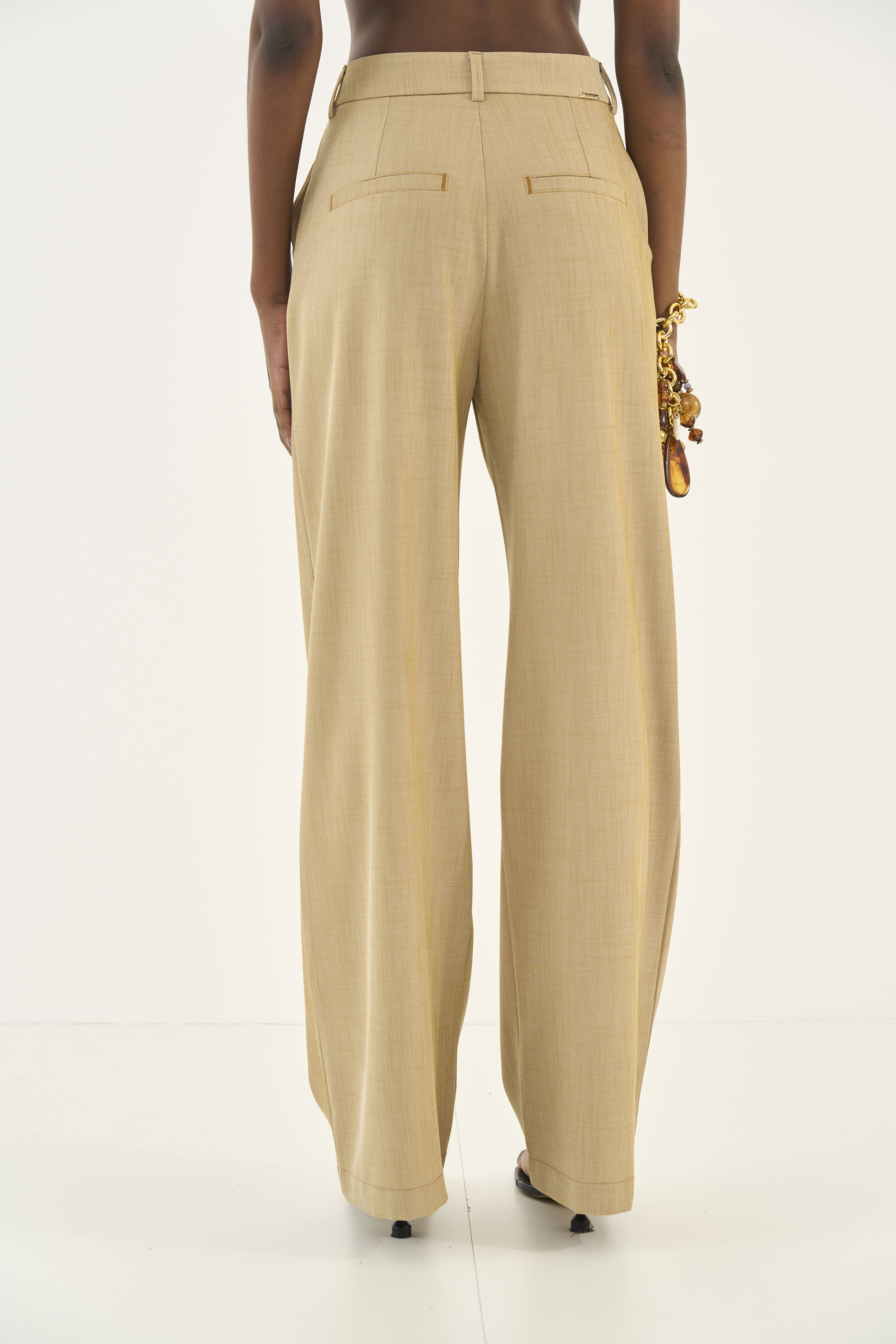 CALÇA COLCCI M MARROM/OFF